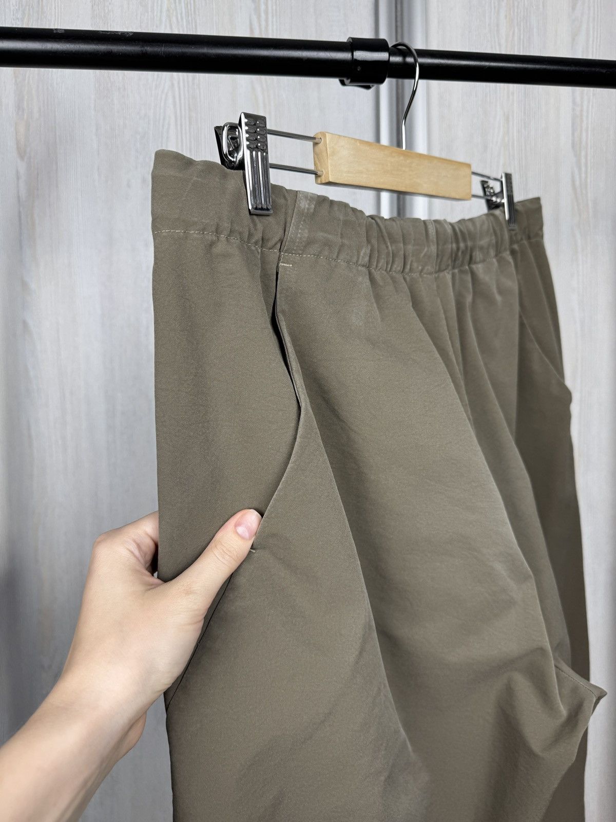 Goldwin Goldwin Double Cloth Stretch Pants Medium Olive Technical Size US 34 / EU 50 - 9 Thumbnail