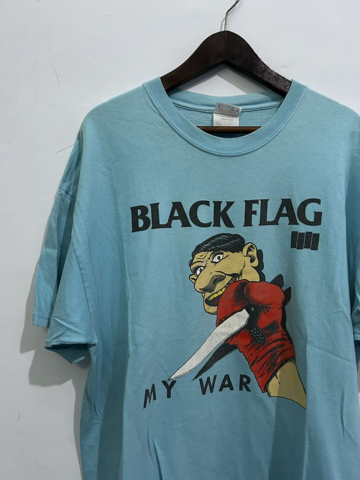BLACK FLAG MY WAR Hanes BEEFYバンドT シャツXL BLACK FLAG : Bars