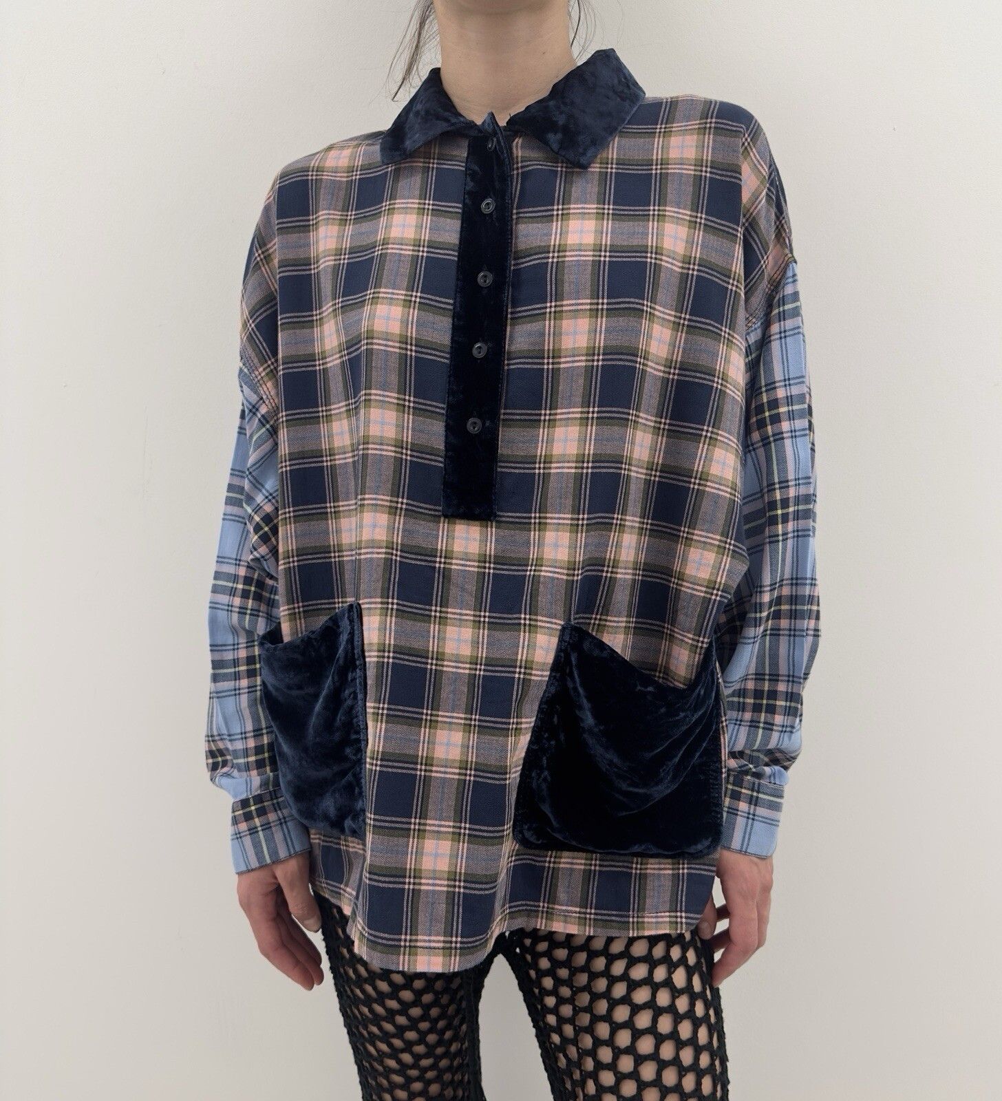 Acne Studios Acne Studios Bla Konst Plaid Relaxed Fit Shirt Oversized Size XS / US 0-2 / IT 36-38 - 7 Thumbnail