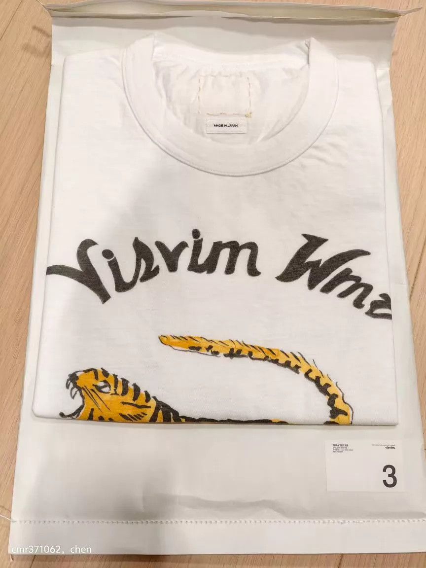 Visvim VISVIM 24SS TORA TEE S/S White2 3 hand-printed pre-washed Size US L / EU 52-54 / 3 - 3 Thumbnail