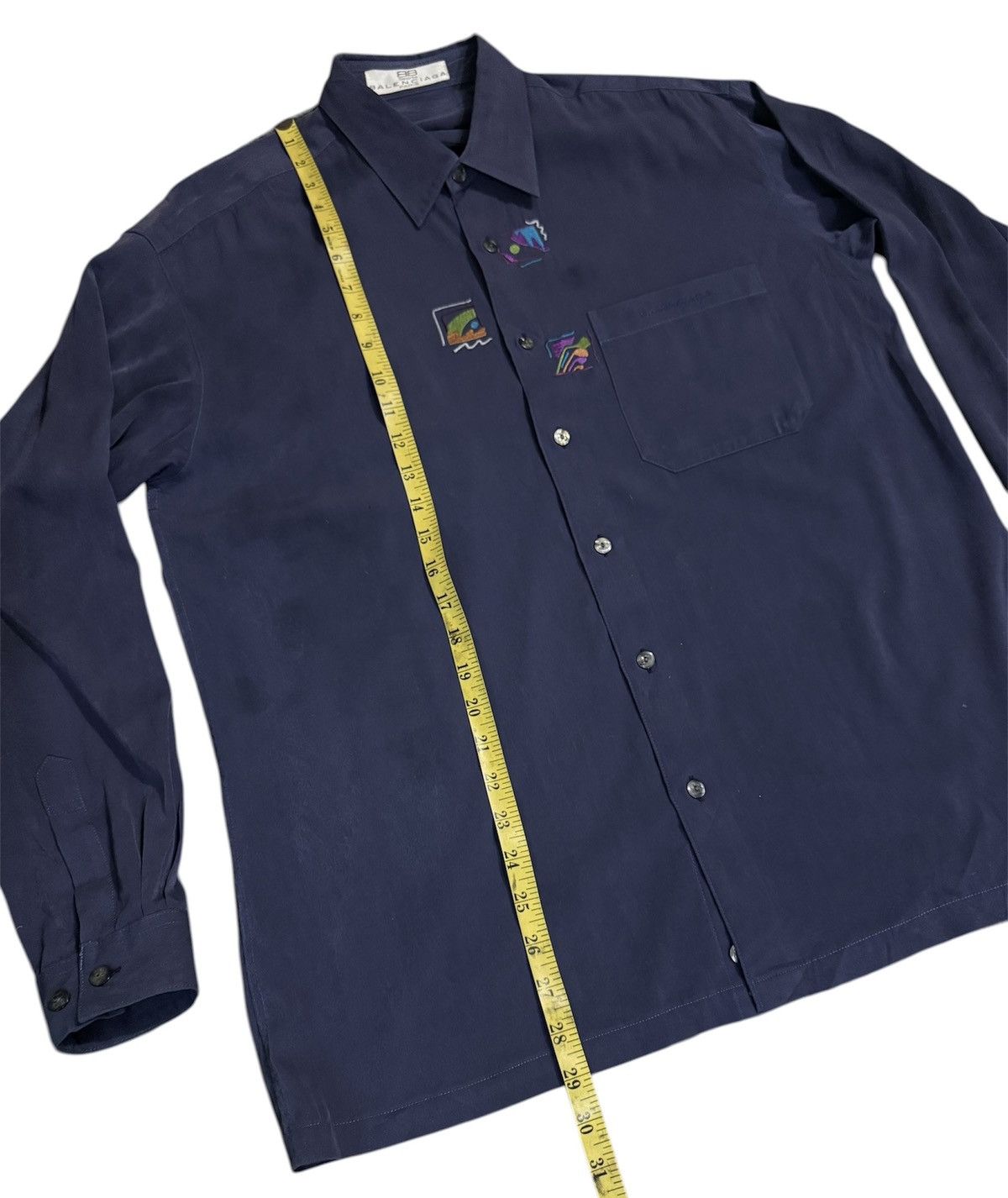 Balenciaga Balenciaga Long-sleeve Button-down Shirt Featuring Vintage Size US M / EU 48-50 / 2 - 6 Thumbnail