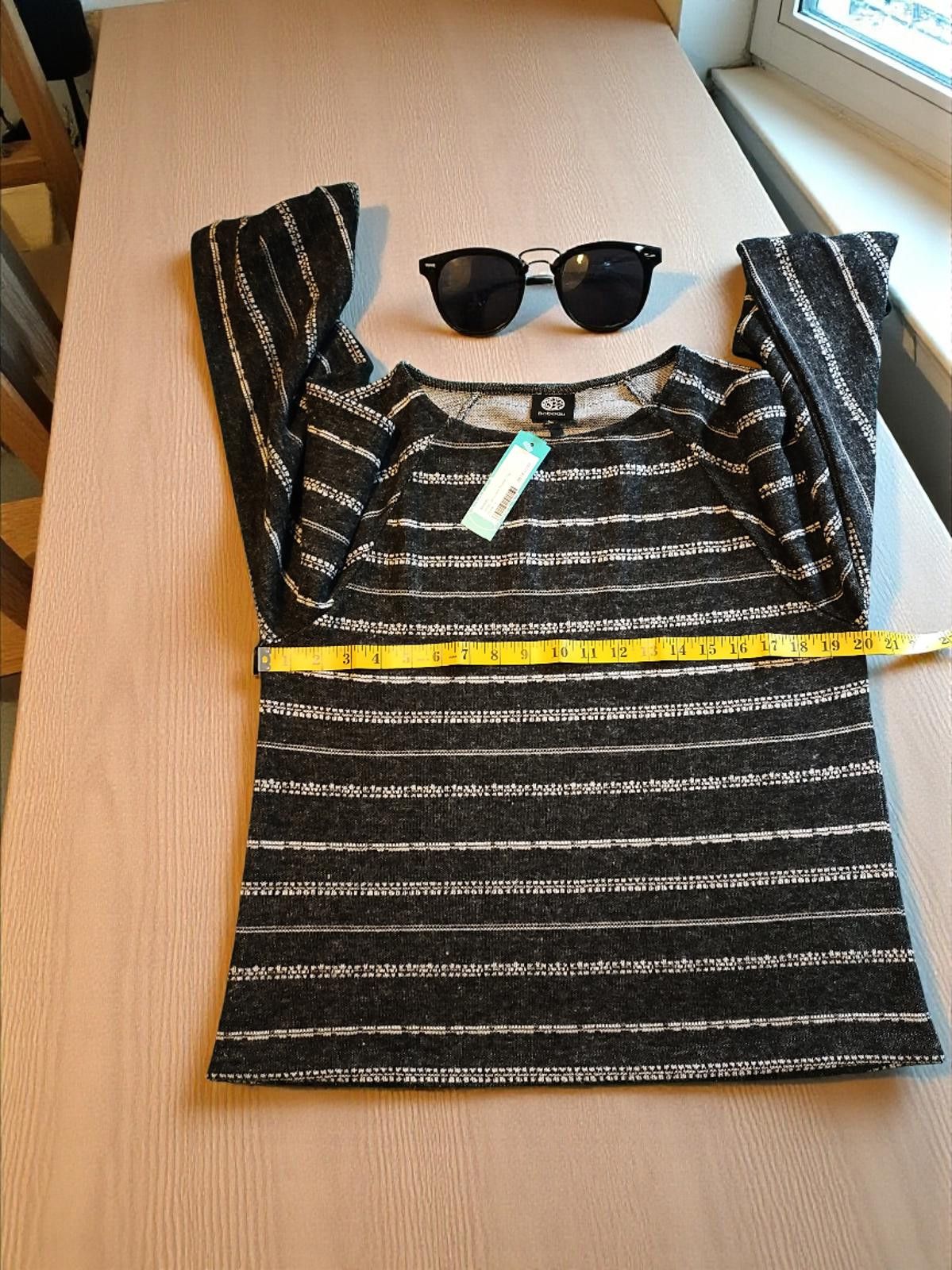 Other Jenna Jacquard Raglan Top by Bobeau - Large Size L / US 10 / IT 46 - 6 Thumbnail