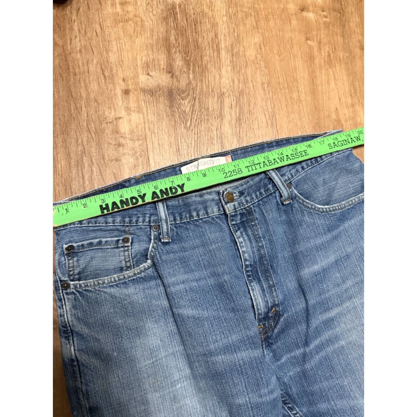 Levi's VINTAGE Levi's 505 Jeans Men 38x30 Blue Medium Wash Regular Fit Straight 90s Logo Size US 38 / EU 54 - 7 Thumbnail