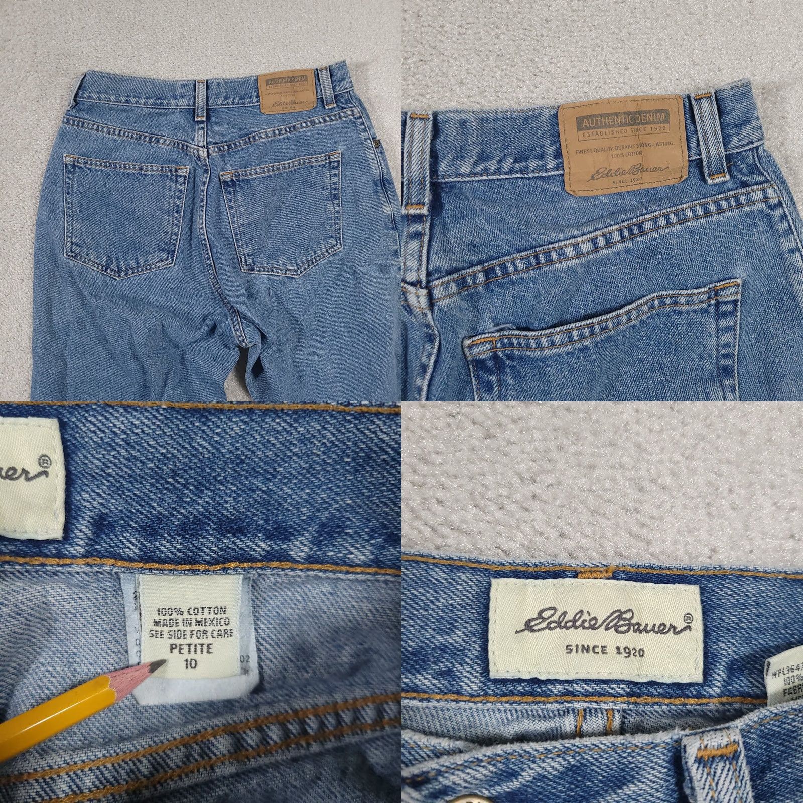 Eddie Bauer VINTAGE Eddie Bauer Capri Jeans Pants Women's 10 Petite Cropped Hemmed 19" L Size 32" / US 10 / IT 46 - 9 Thumbnail