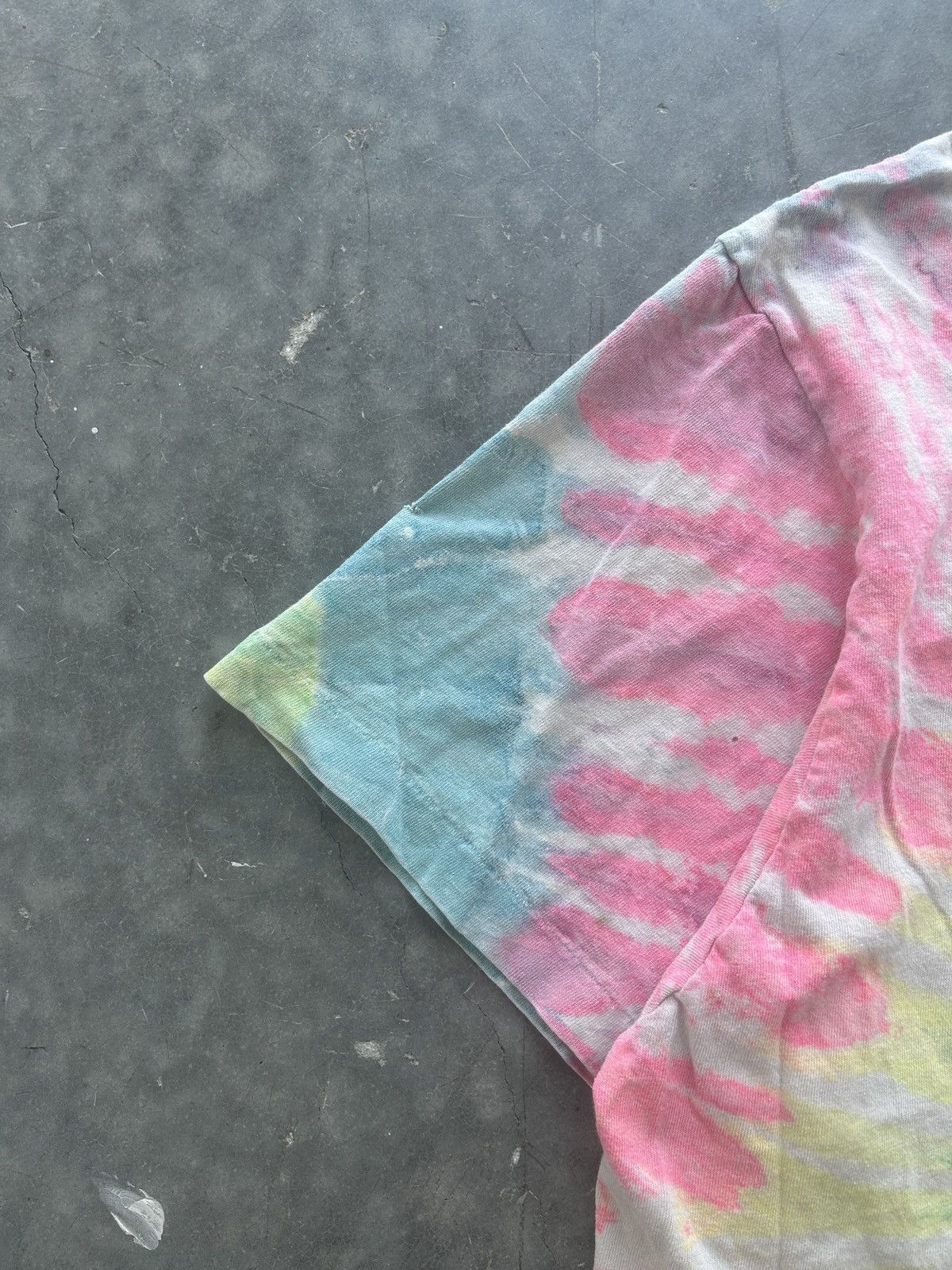 Hanes × Vintage Vintage 80s Hanes Tie Dye Tee Boxy Fit Size US L / EU 52-54 / 3 - 2 Thumbnail