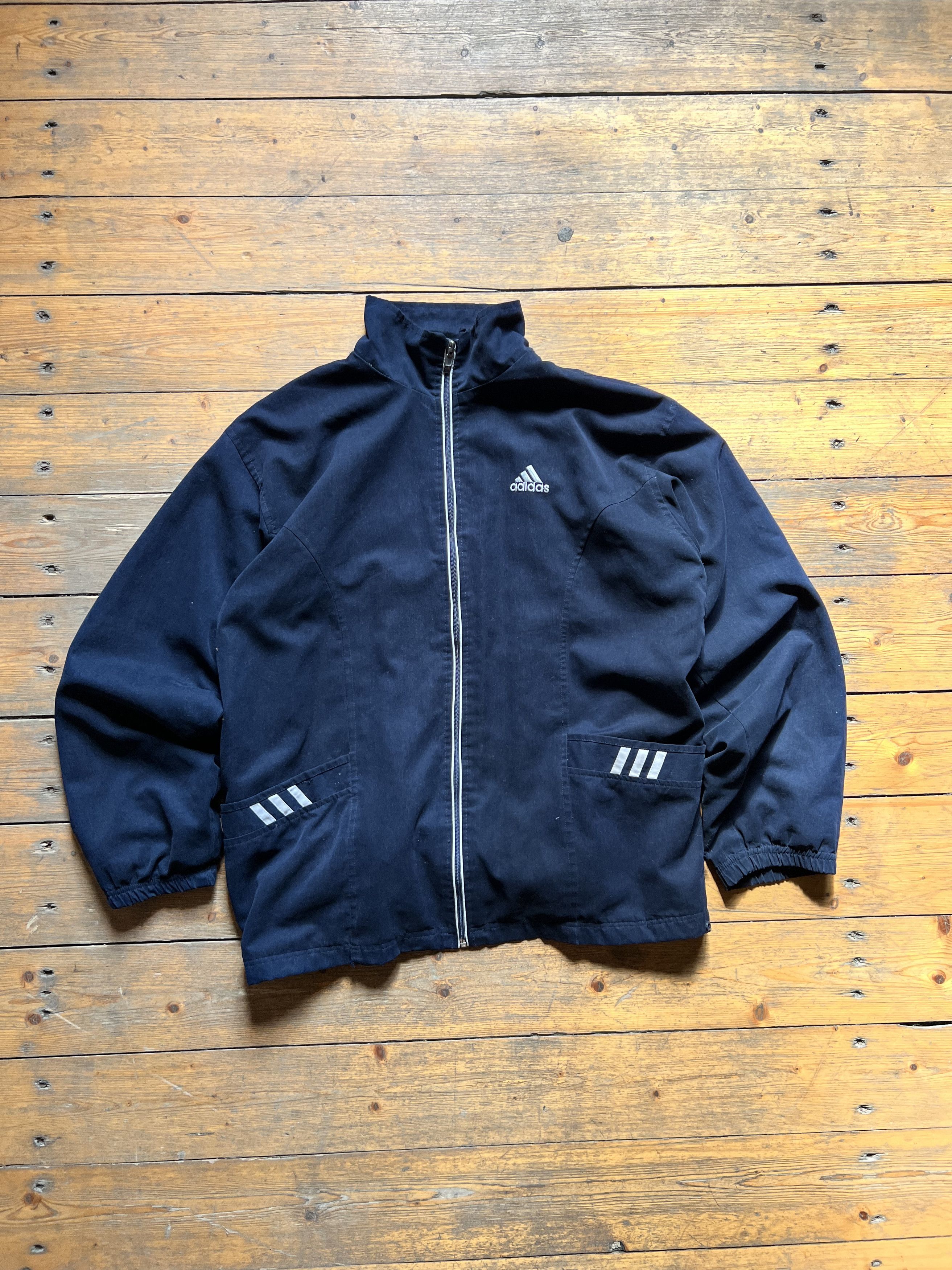 Other Adidas Vintage Coach Velvet Light Coat Jacket 1990s Size US XXL / EU 58 / 5 - 3 Thumbnail