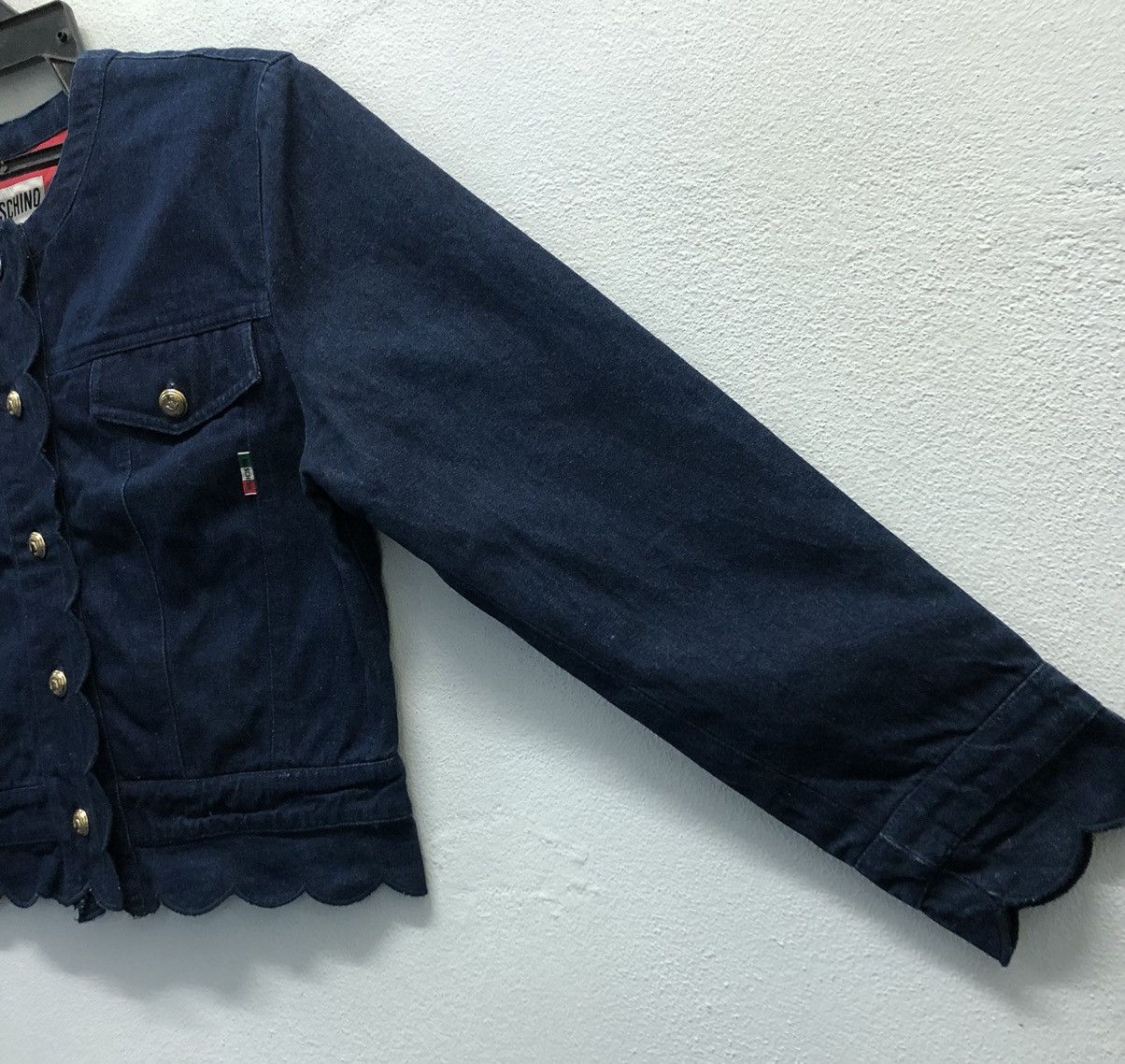 Moschino Vintage Moshino Milano Denim Jacket Size M / US 6-8 / IT 42-44 - 4 Thumbnail