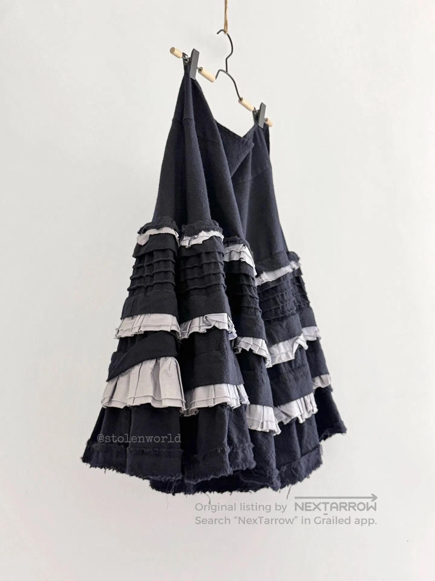 Comme des Garcons comme des garcons ruffled cake skirt. Size 23" - 7 Thumbnail