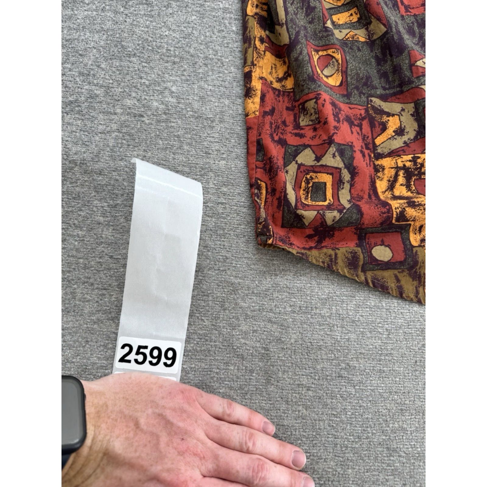The Territory Ahead Territory Ahead Shirt Mens Large Button-Up Short Sleeve Cotton Abstract Multicolor Casual/Travel Size US L / EU 52-54 / 3 - 8 Thumbnail