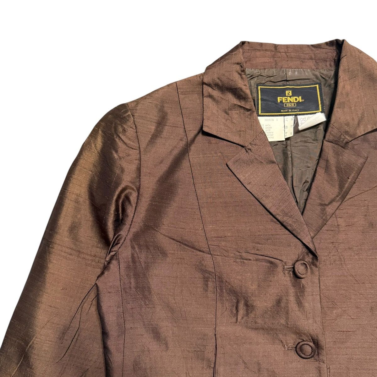 Fendi Vintage Fendi Crop Jacket Size S / US 4 / IT 40 - 5 Thumbnail