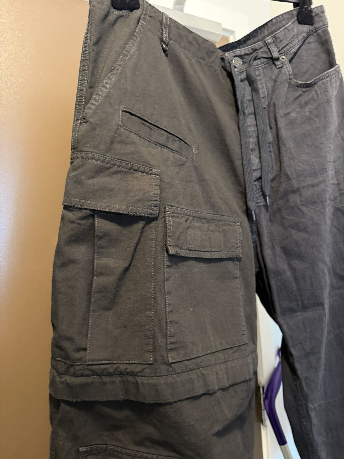 Balenciaga Balenciaga Hybrid Cargo Denim Size US 33 - 2 Thumbnail