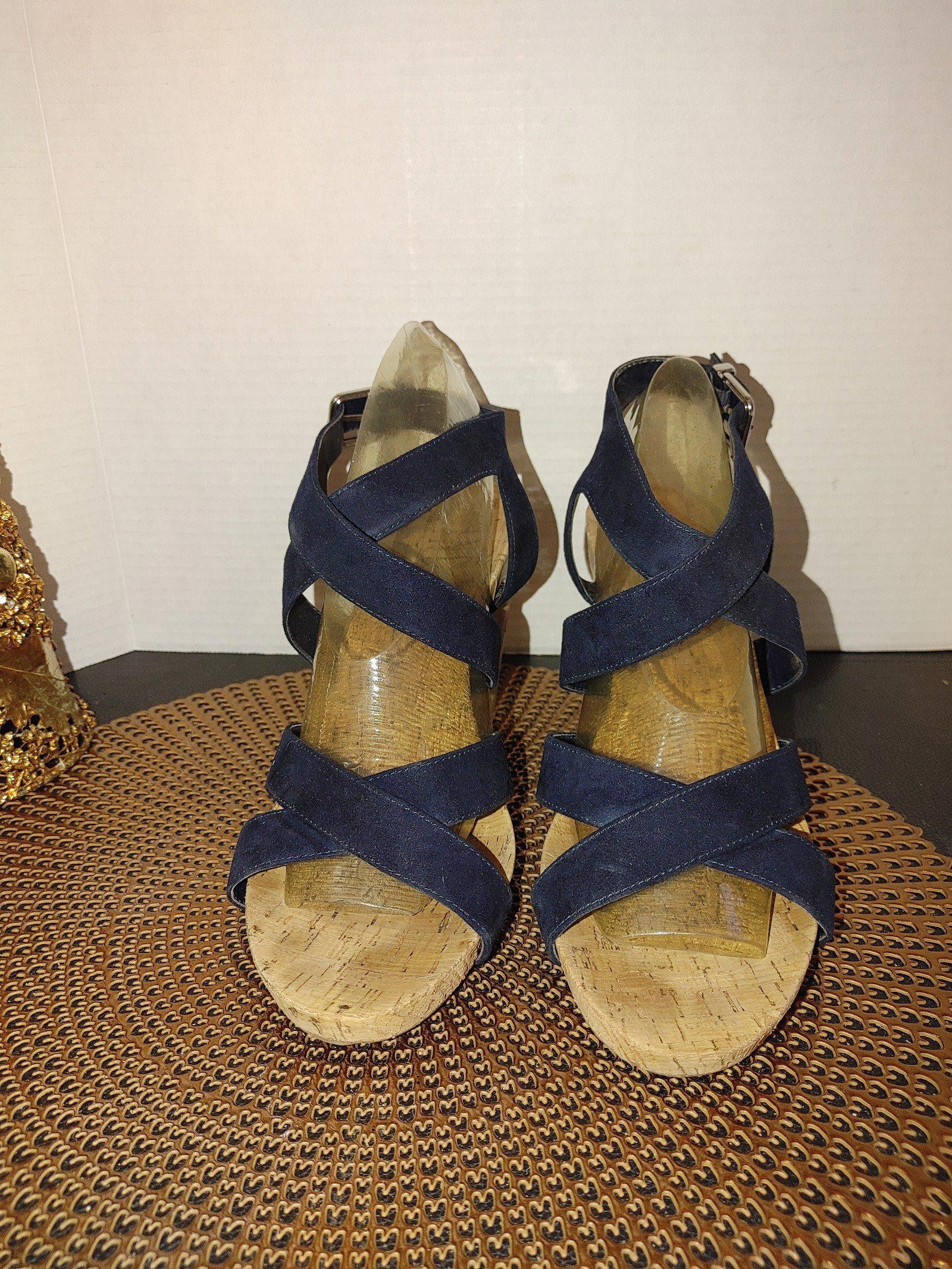 Designer INC Stylish Landor Wedge Sandals with Cork Heel Size 11M Size US 11 / IT 41 - 2 Thumbnail