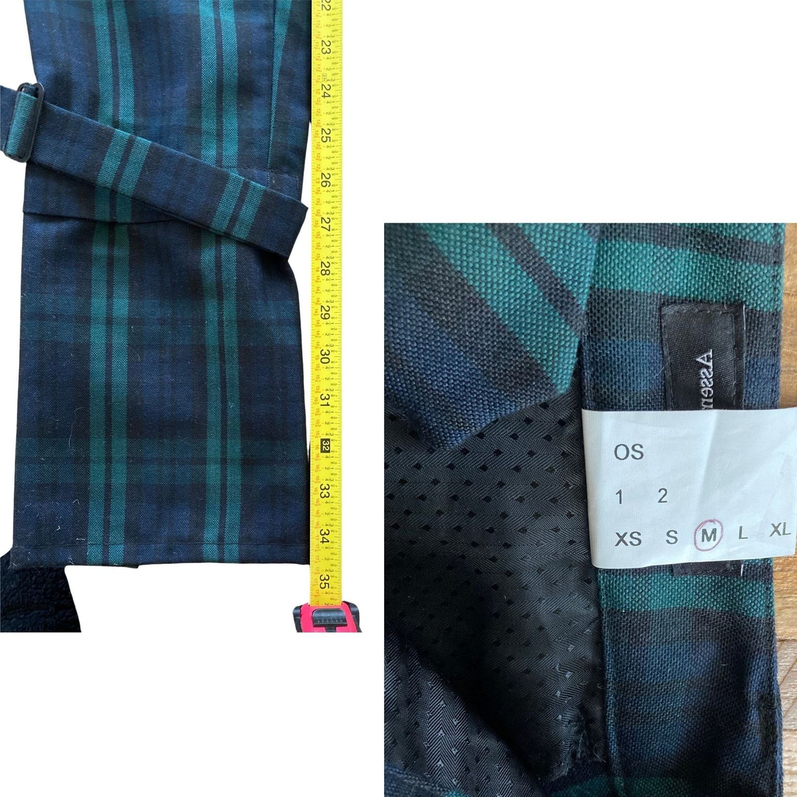 Vintage Y2k Tartan Trousers NWOT, Belt Ankle, Size Medium Size 26" / US 2 / IT 38 - 5 Thumbnail