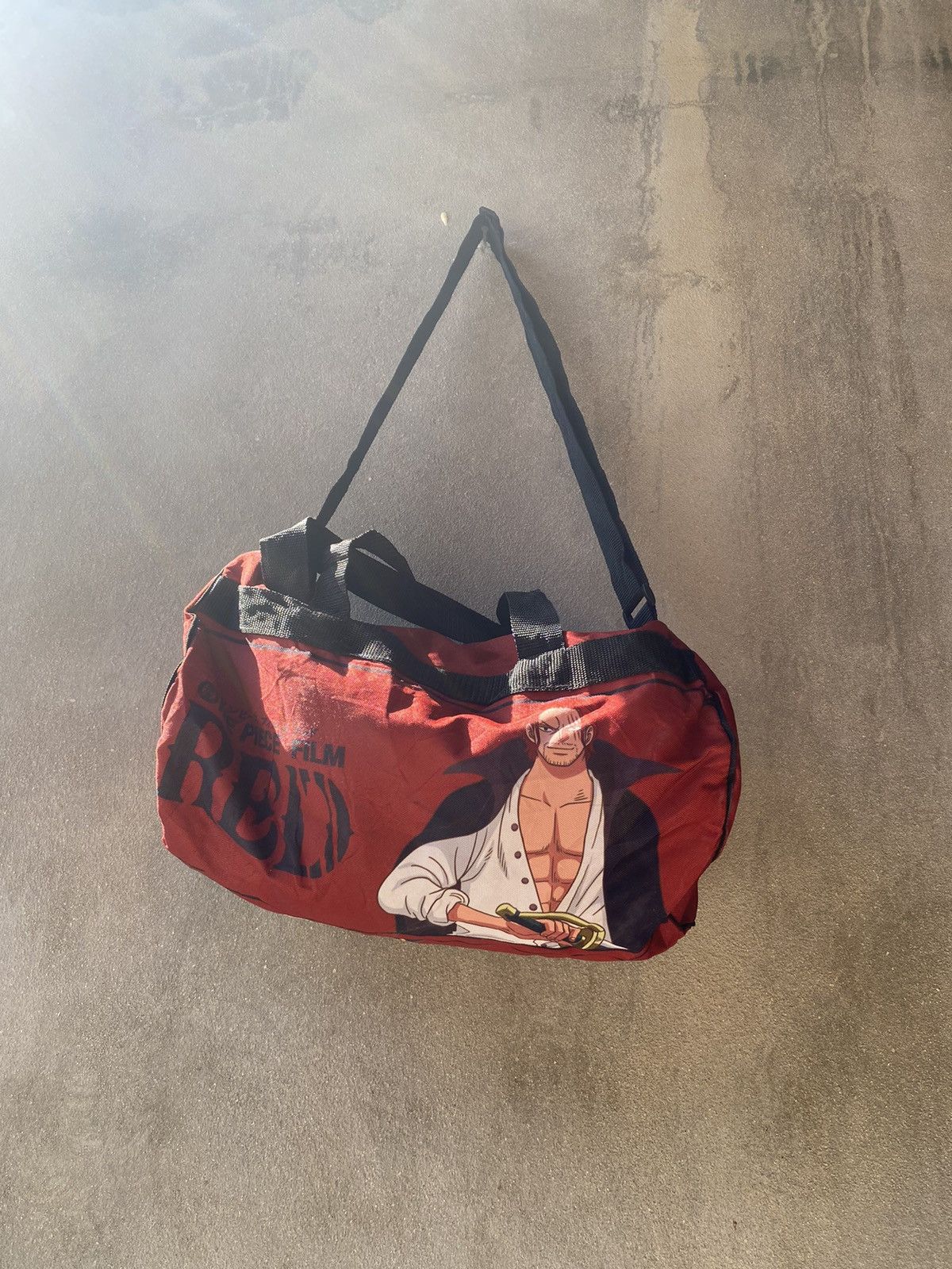 Anime × Cartoon Network × One Piece One Piece Cartoon Caracter Monkey d Luffy/Shanks Duffle Bag Size ONE SIZE - 3 Thumbnail
