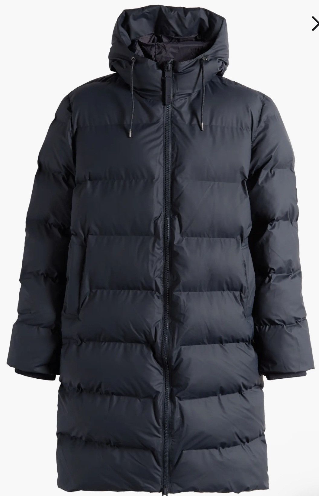 Rains Alta Waterproof Long Hooded Puffer Coat Size US M / EU 48-50 / 2 - 1 Thumbnail