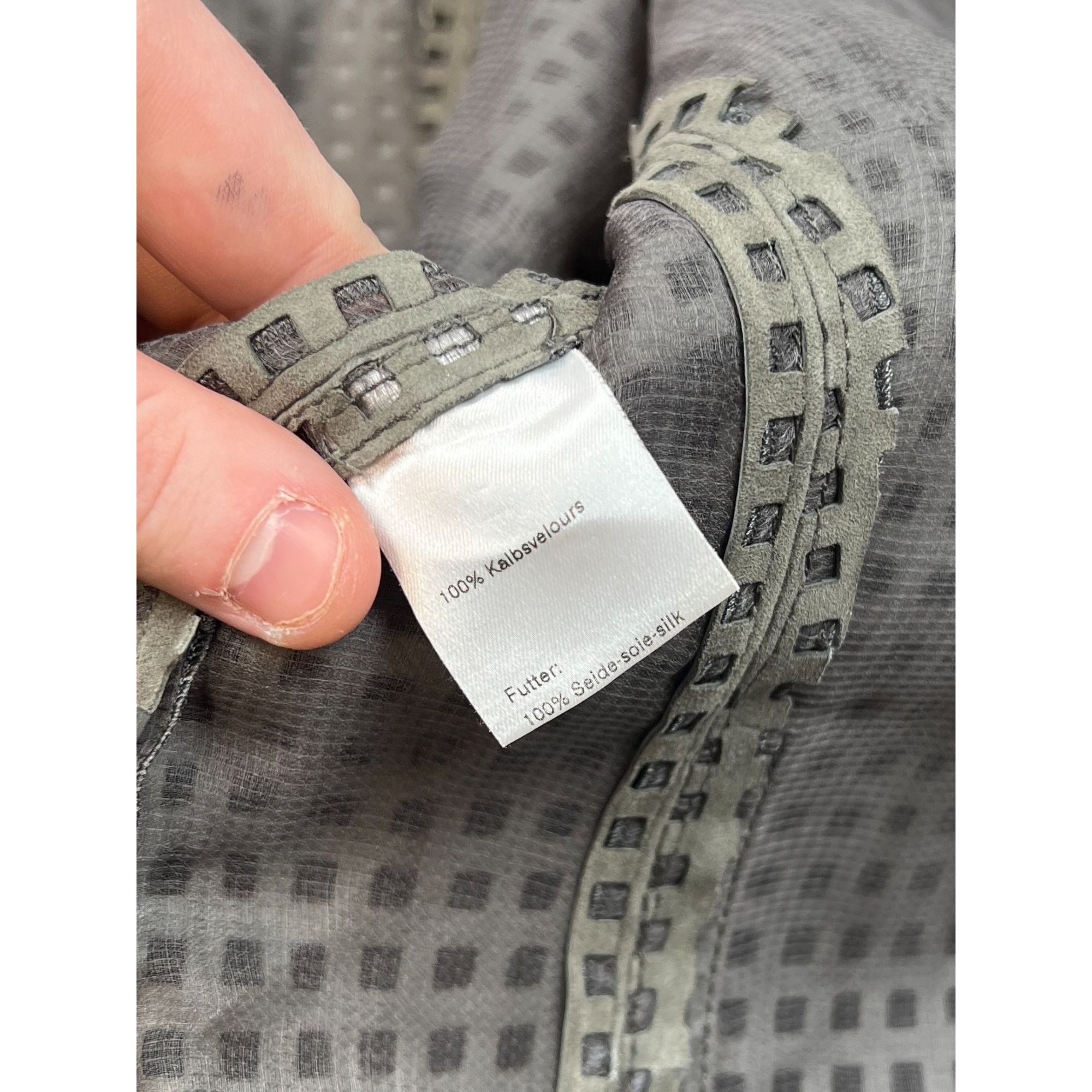 Akris Akris Suede Leather Perforated Blazer Jacket (Y0671) Size M / US 6-8 / IT 42-44 - 5 Thumbnail