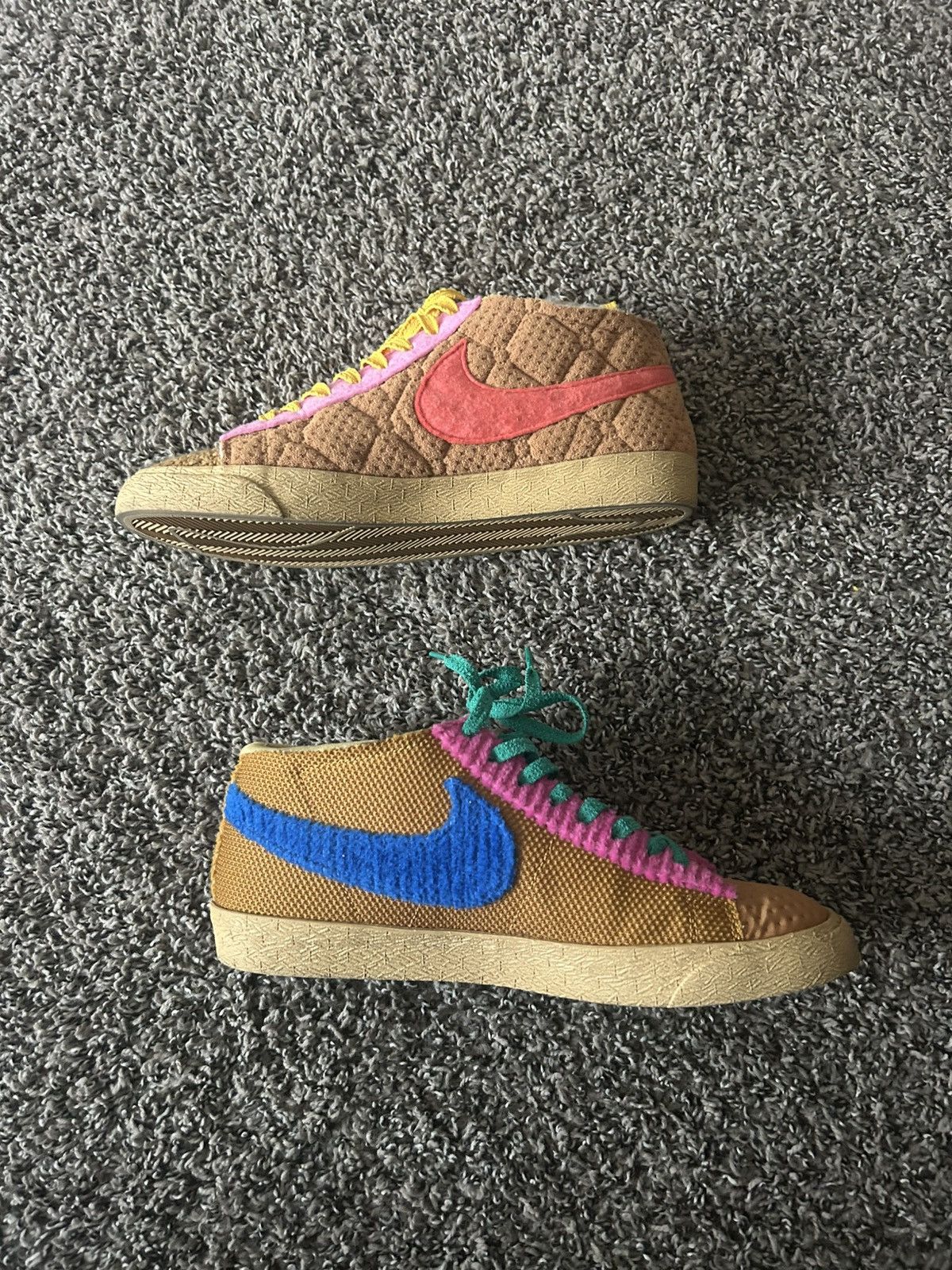 Cactus Plant Flea Market × Nike CPFM x NIKE Sponge Blazer Mid Nike by You Size US 10 / EU 43 - 2 Thumbnail