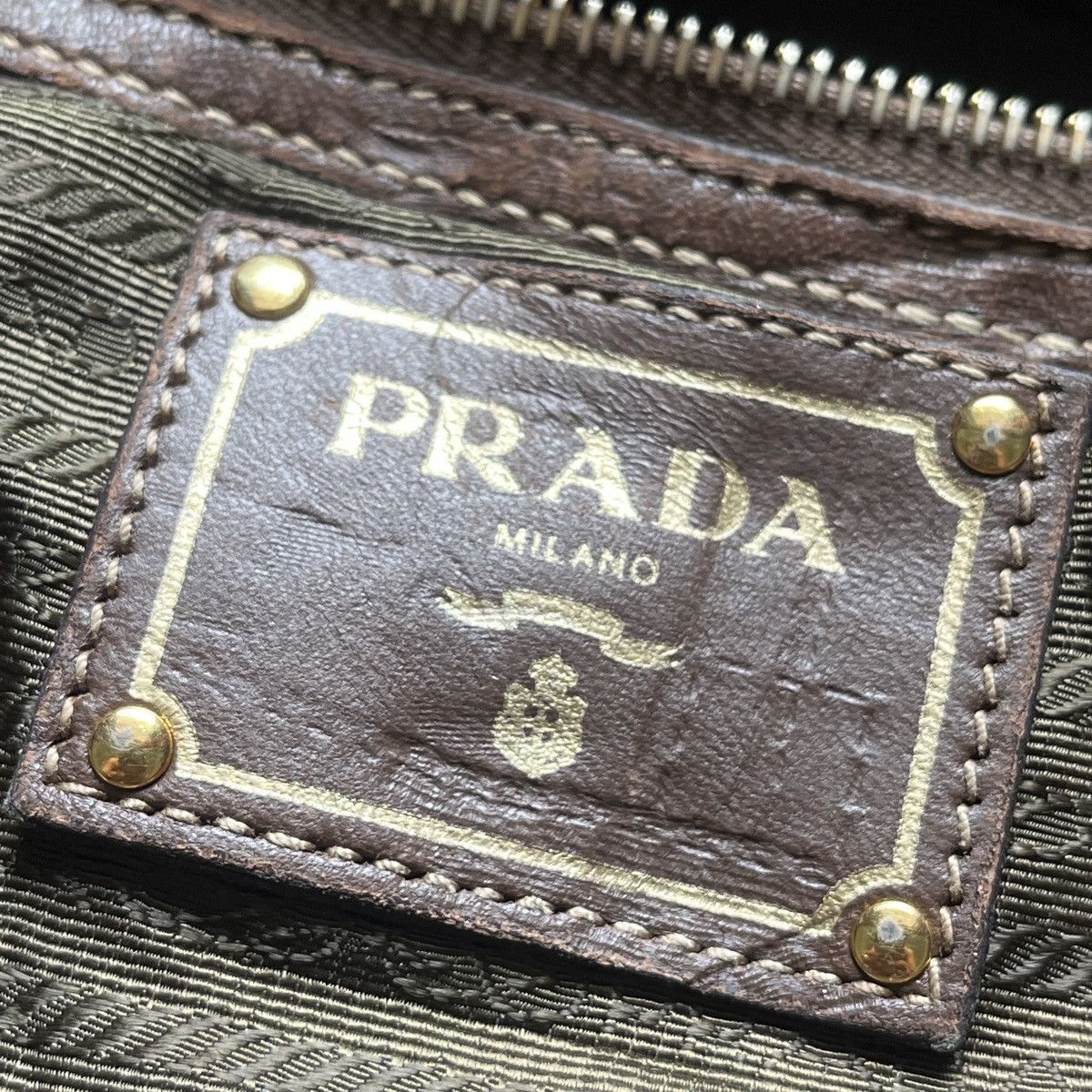 Prada PRADA Tessuto Drawstring Nylon Tote Bag Size ONE SIZE - 11 Thumbnail