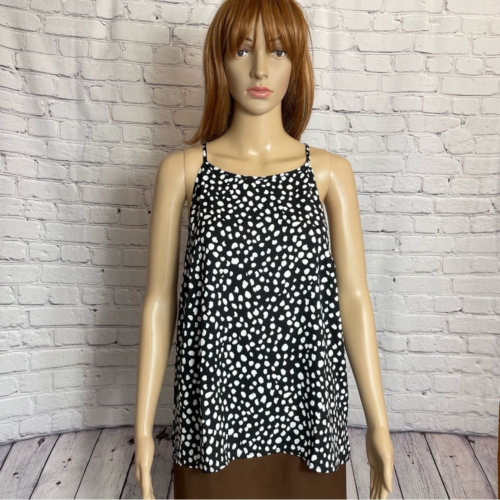 Loft NWT New $50 LOFT Spotted Halter Top Size M Size XS / US 0-2 / IT 36-38 - 3 Thumbnail