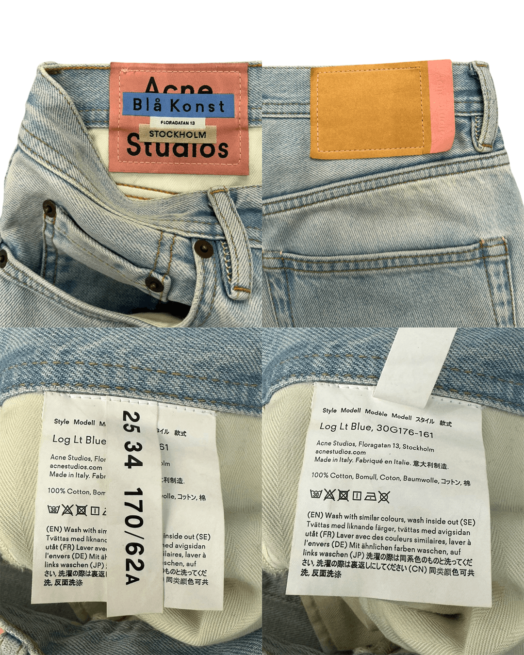 Acne Studios Acne Studios Straight-Fit Denim Jeans Size 24" / US 00 / IT 34 - 10 Thumbnail