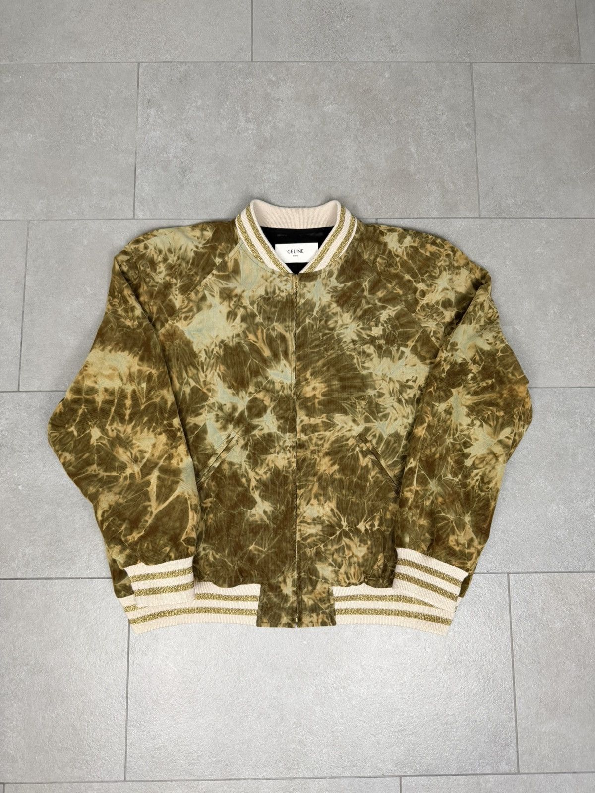 Celine Celine SS22 Tie and Dye Bomber Size US L / EU 52-54 / 3 - 1 Thumbnail
