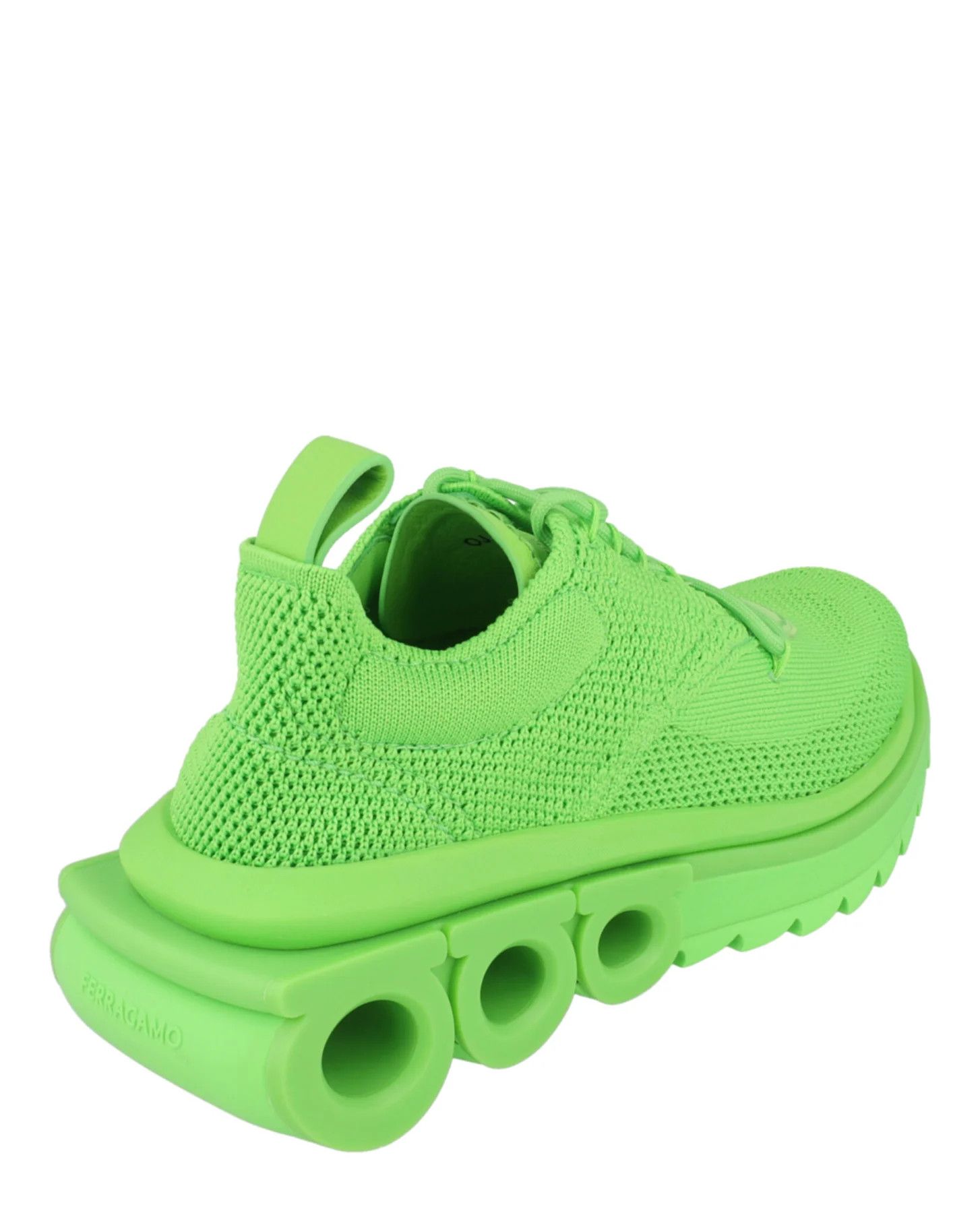 Salvatore Ferragamo o1y0426 Low-Top Sneakers in Green Size US 9 / IT 39 - 3 Thumbnail