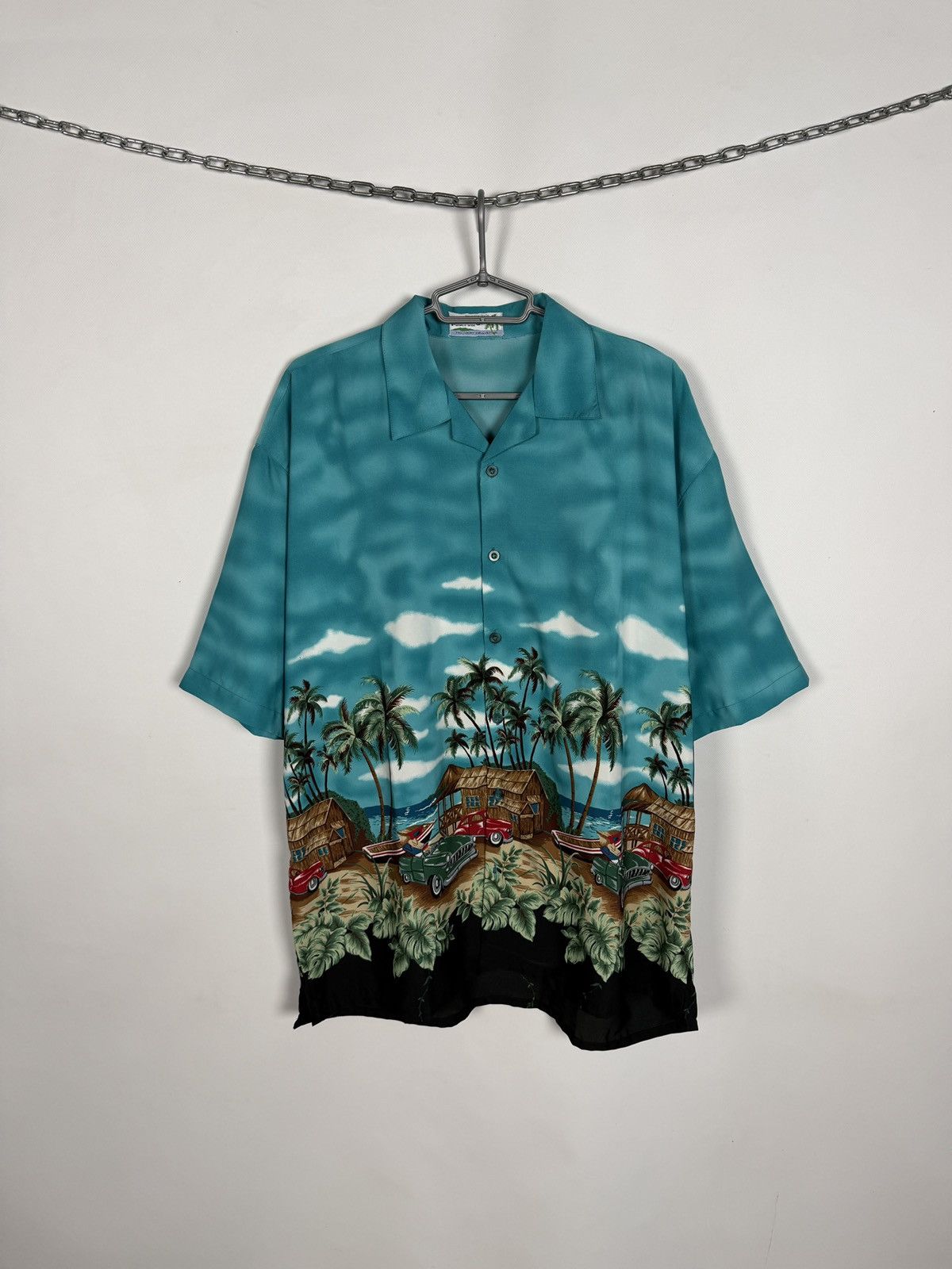 Other Memo's World Wide Hawaiian Short Sleeve Shirt Hawaii Palm XL Size US XL / EU 56 / 4 - 1 Thumbnail