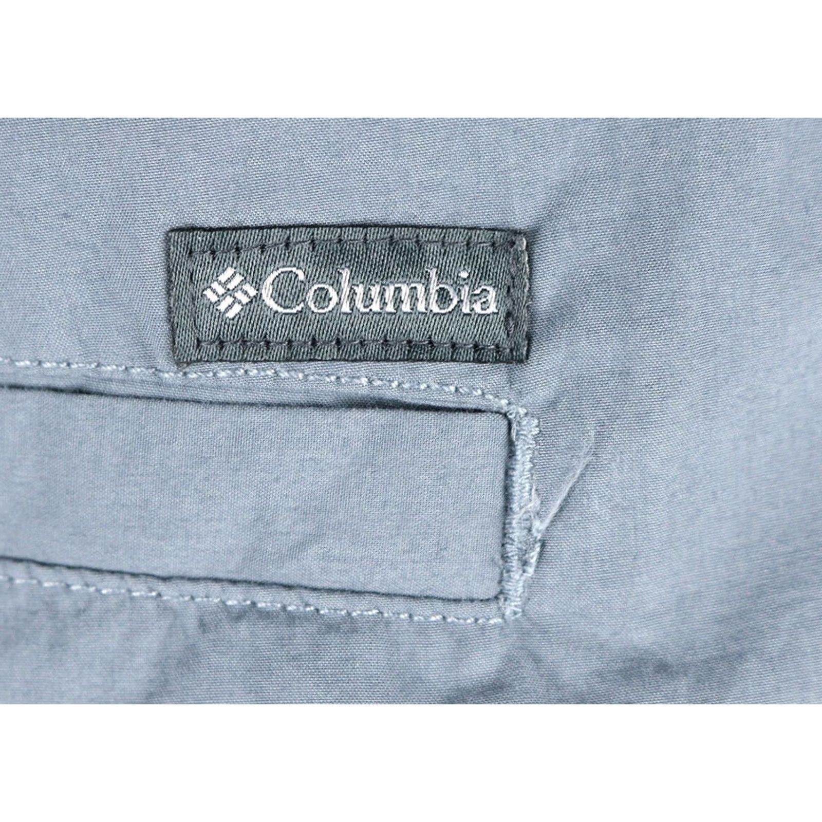 Vintage Columbia Men's Smoke Grey Washed Out Chino Shorts Inseam 10" Size US 42 / EU 58 - 6 Thumbnail