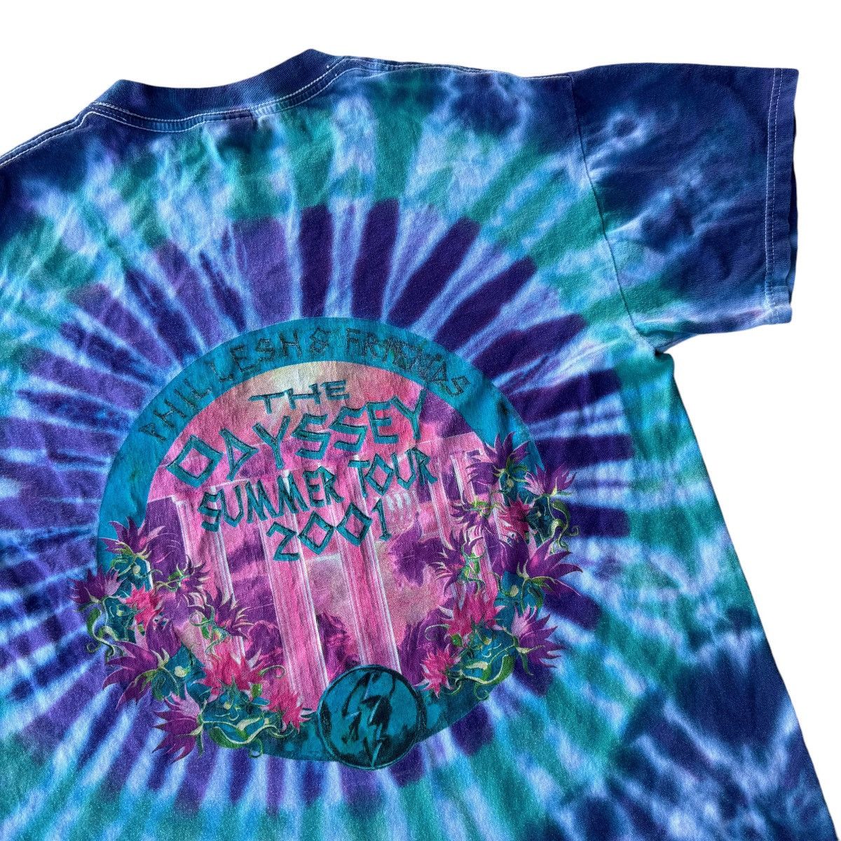 Band Tees × Grateful Dead 2001 Grateful Dead The Oddysey Summer Tour Tee Shirt Size US L / EU 52-54 / 3 - 3 Thumbnail
