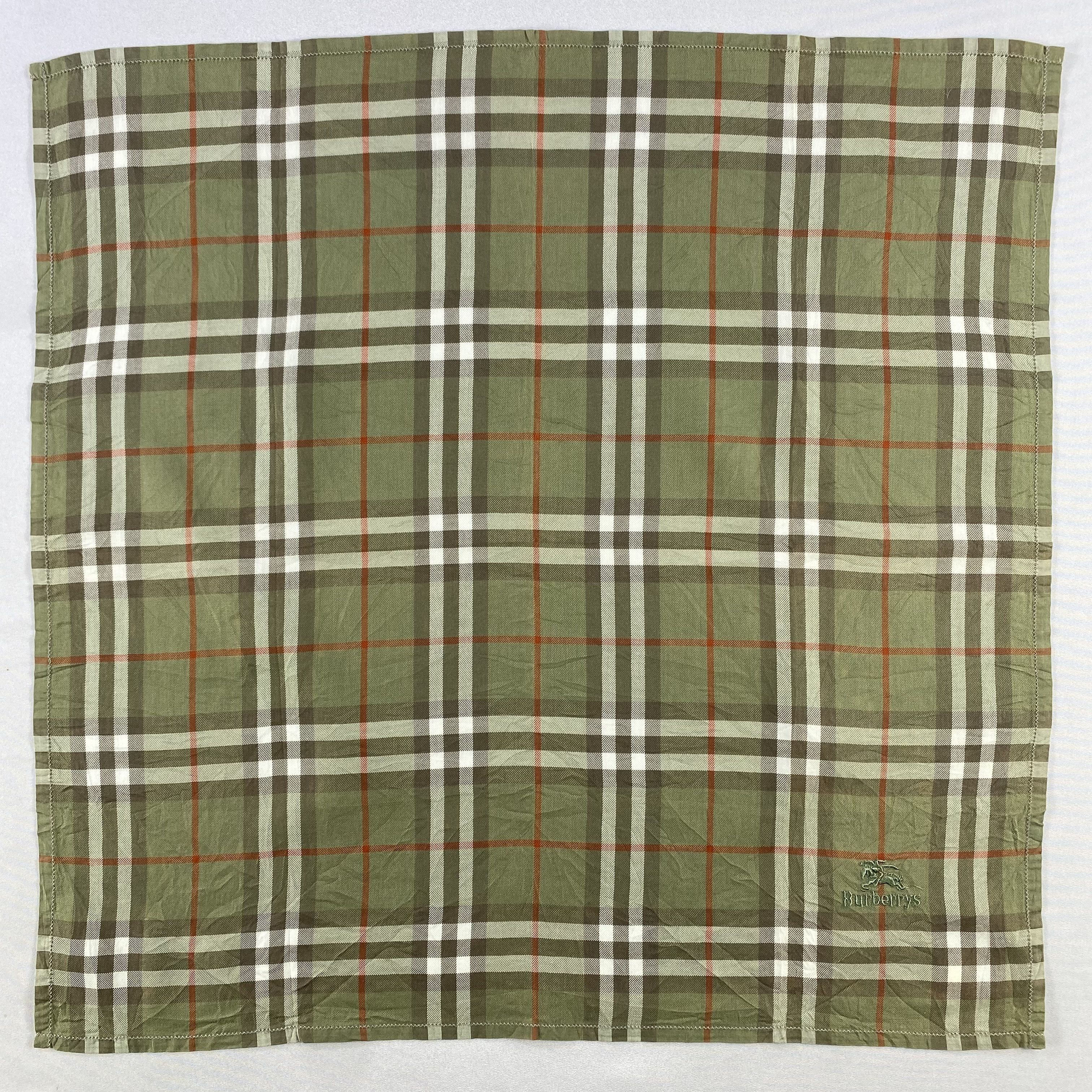 Burberry × Vintage Burberry Bandana/ Handkerchief / Neckerchief Size ONE SIZE - 1 Thumbnail