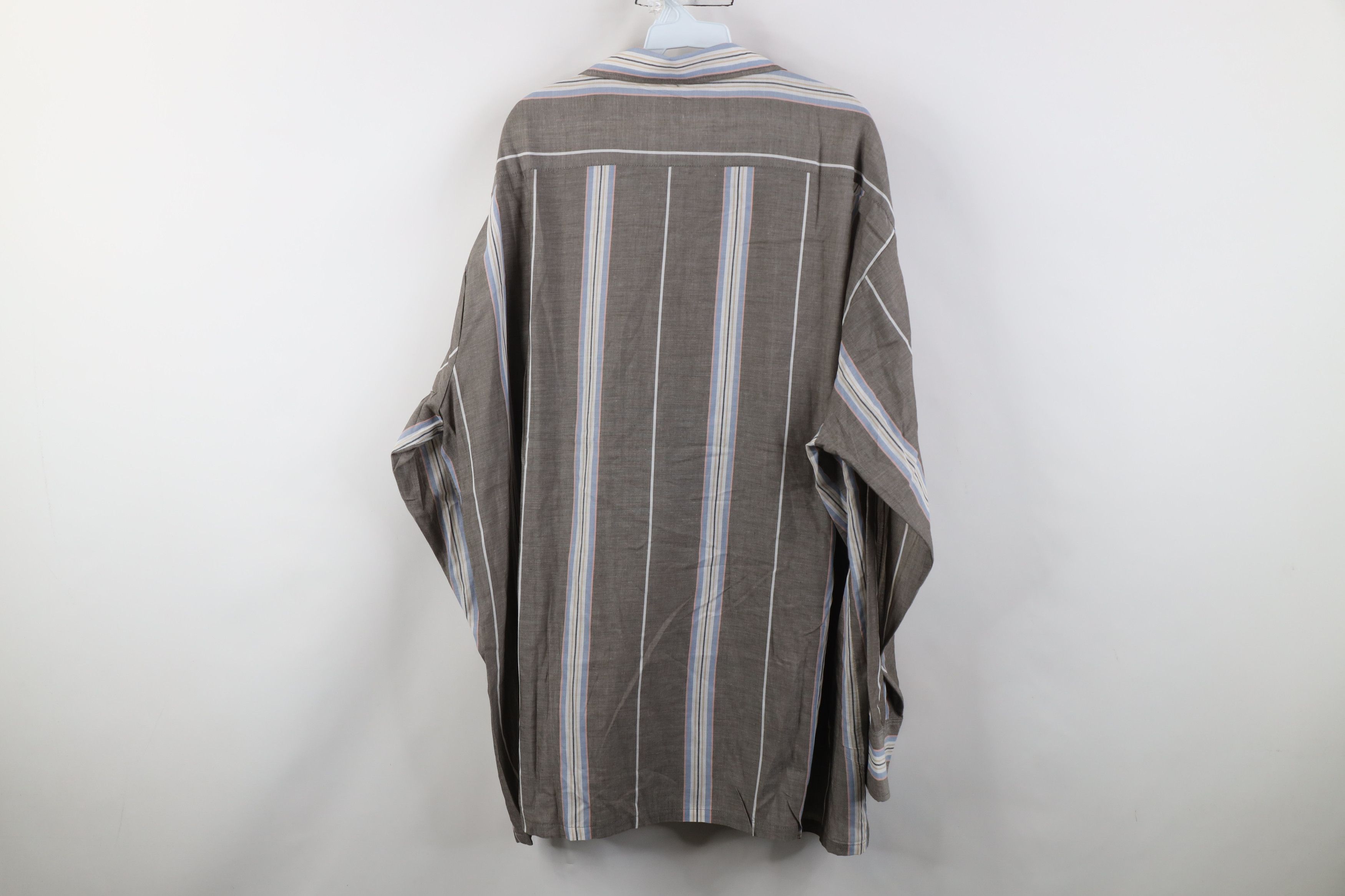Vintage Vintage 70s Streetwear Camp Collar Collared Button Shirt USA Size US XXL / EU 58 / 5 - 9 Thumbnail