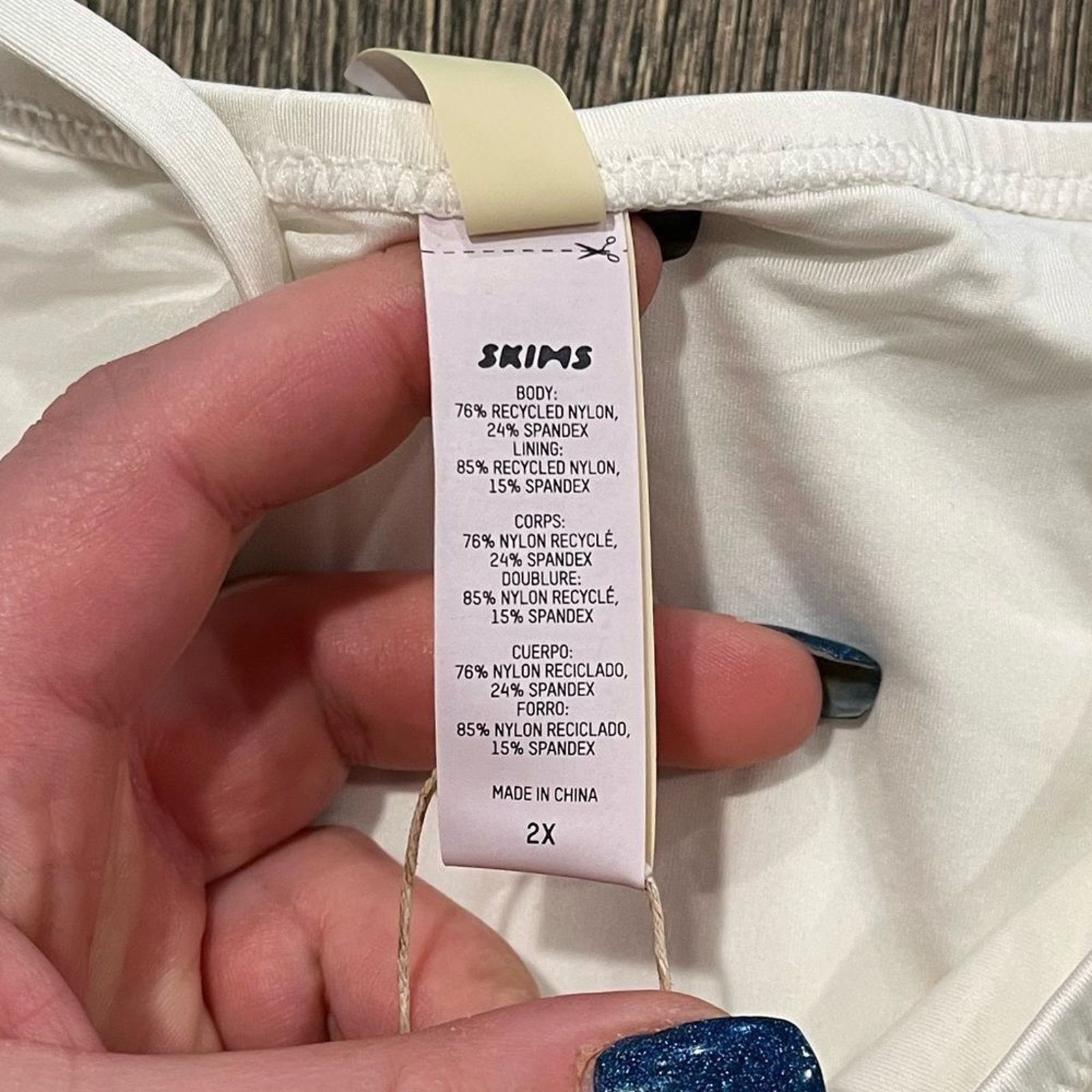 SKIMS NWT Skims Signature Swim Tie Bikini Bottom Swimwear Size 2X Size ONE SIZE - 4 Thumbnail