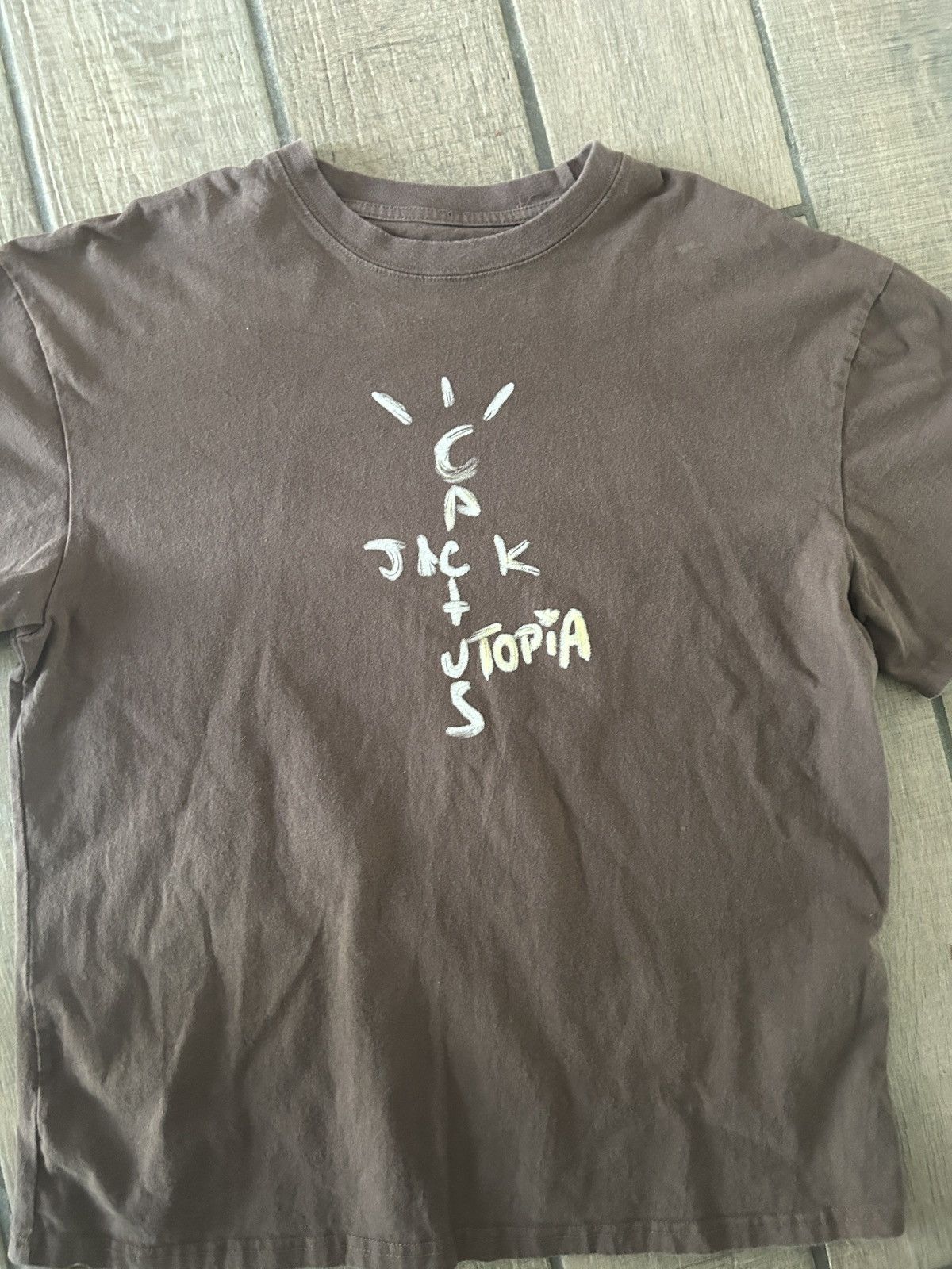 Travis Scott Cactus Jack Utopia Tee Size US L / EU 52-54 / 3 - 1 Thumbnail