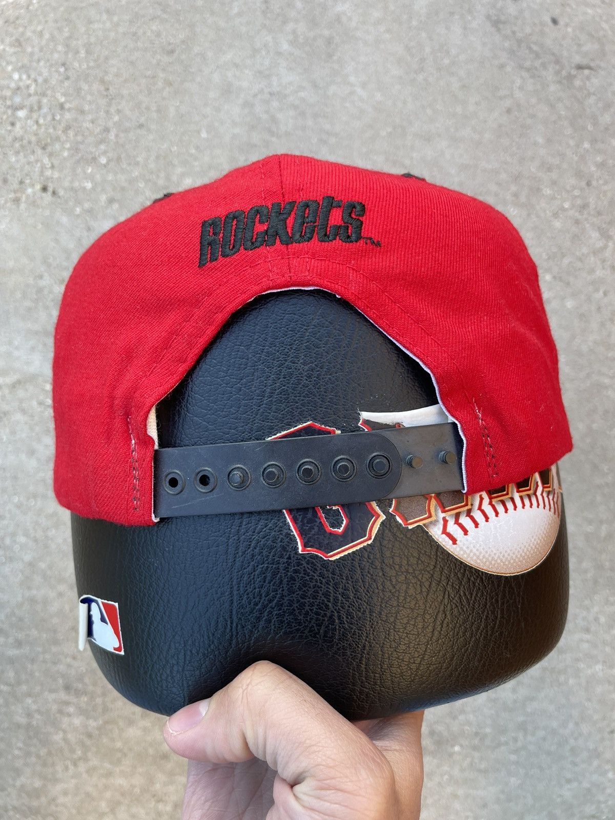 NBA × New Era × Vintage Vintage NBA Houston Rockets New Era Snapback Hat Size ONE SIZE - 2 Thumbnail