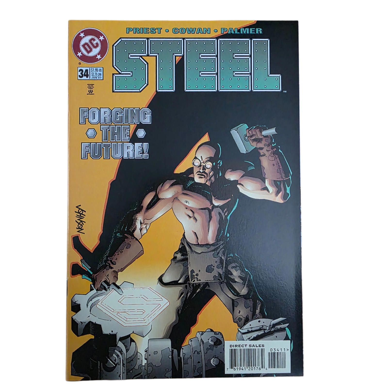 DC Comics Steel #34 1997 John Henry Irons DC Comics Comic (C) Size ONE SIZE - 1 Thumbnail