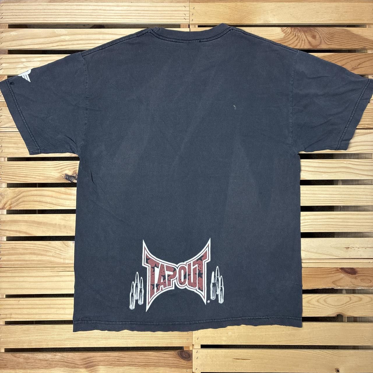 Tapout Vintage Tapout Faded Black Y2K MMA Tee Size Large Size US L / EU 52-54 / 3 - 2 Thumbnail