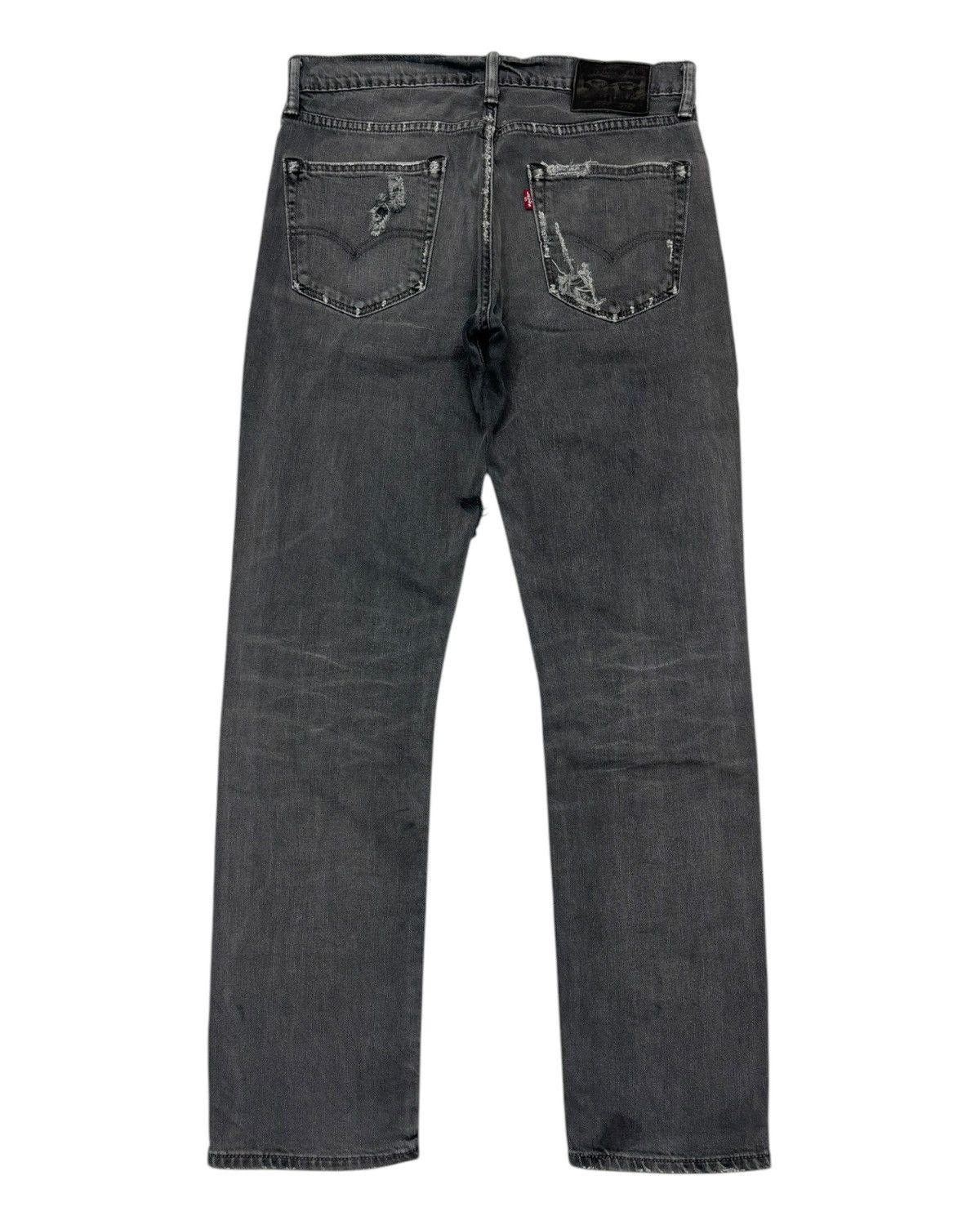 Kapital VINTAGE LEVIS SUPER FADED BLACK DISTRESSED DENIM Size US 32 / EU 48 - 9 Thumbnail