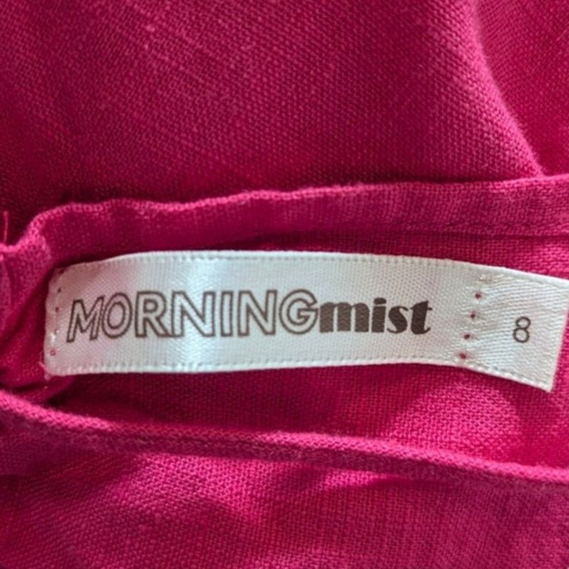 Other Morning Mist Hot Pink Strappy Summer Dress Sz 8 Size M / US 6-8 / IT 42-44 - 6 Thumbnail
