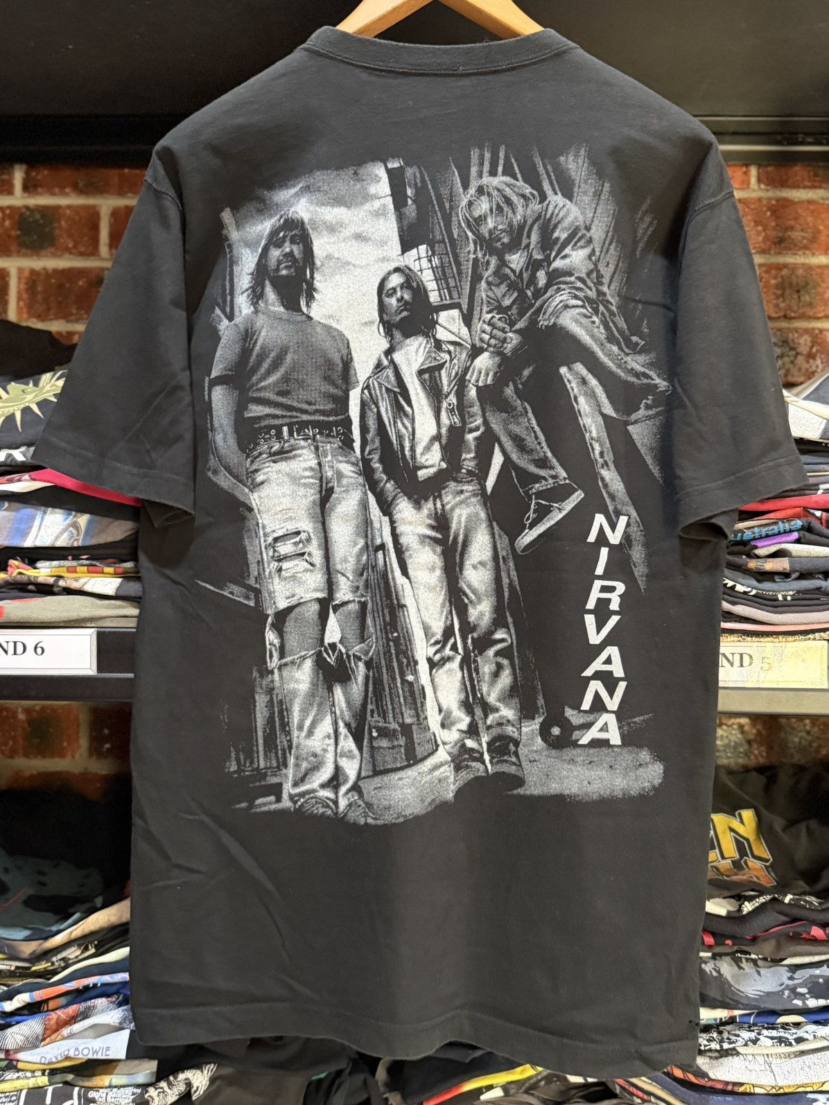 Band Tees Vintage 90s Nirvana Kurt Cobain Grunge Art Works Faded Tee Size US L / EU 52-54 / 3 - 2 Thumbnail