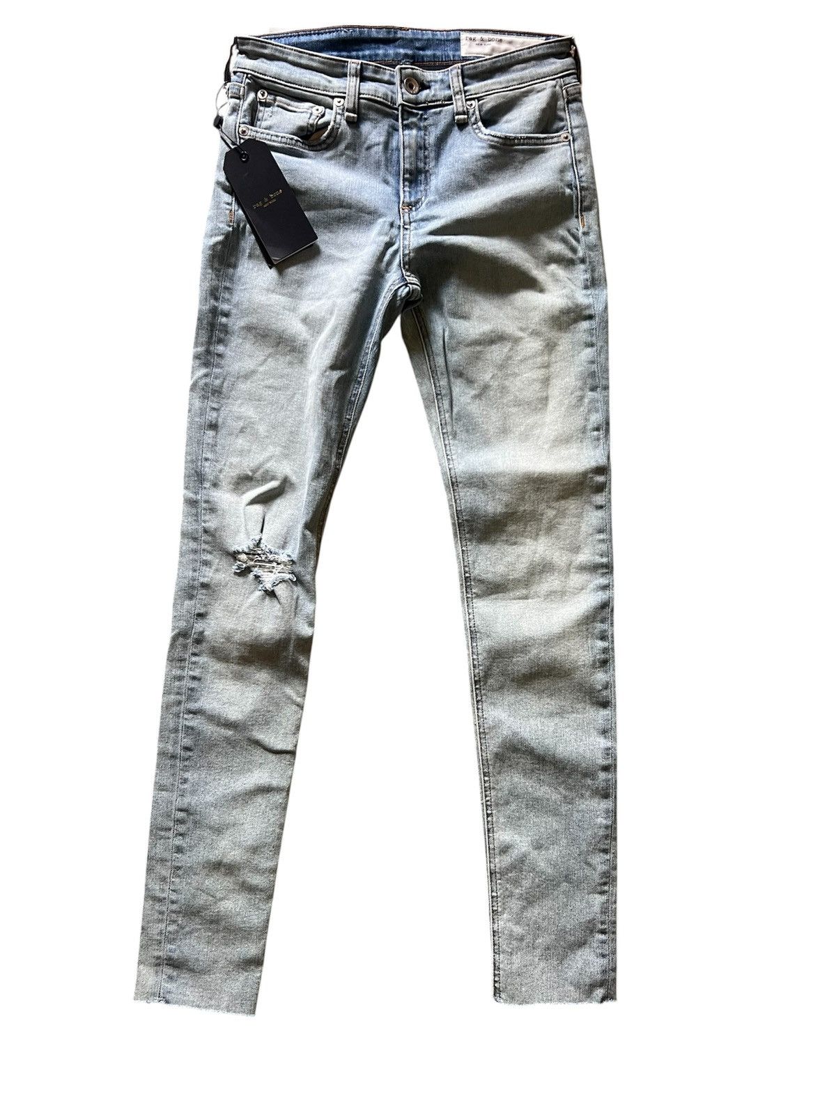 Rag & Bone Rag & Bone Cate Distressed Mid-rise Skinny Jeans | 25 NWT Size 25" / US 0 / IT 36 - 1 Thumbnail