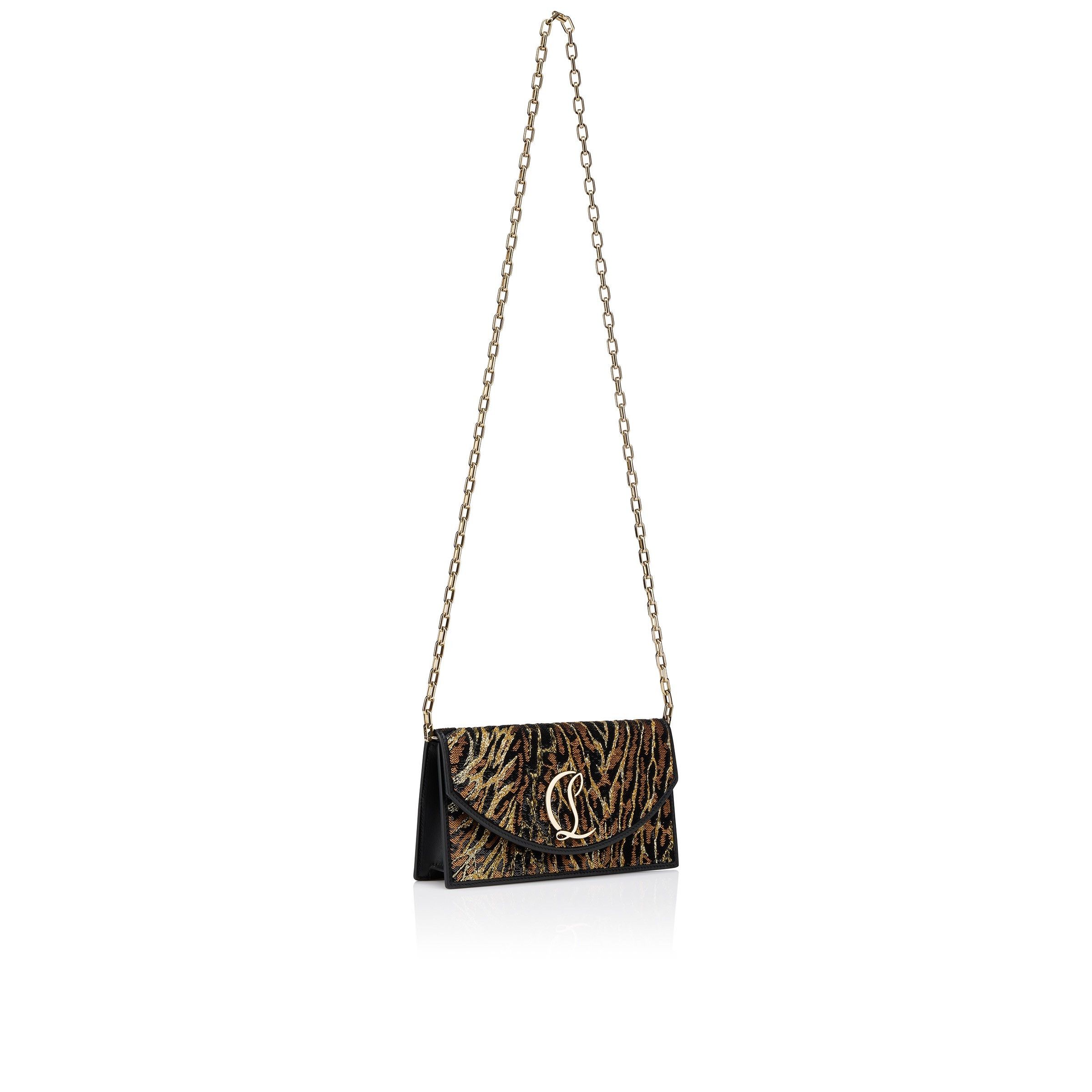 Christian Louboutin oc11z0126 Size: OS/Loubi54 Clutch in Black Size ONE SIZE - 4 Thumbnail