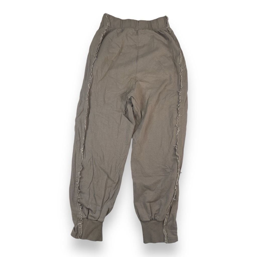 Free People Free People Movement Ruffle Distressed Gray Joggers Size Ext Size 26" / US 2 / IT 38 - 4 Thumbnail