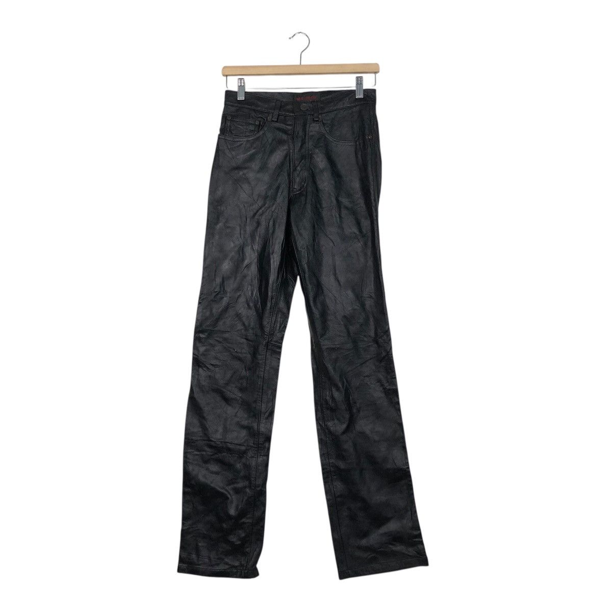 Hysteric Glamour 📌Vintage Racing Leather Pants Non Grade Cosmic Power Size US 26 / EU 42 - 2 Thumbnail