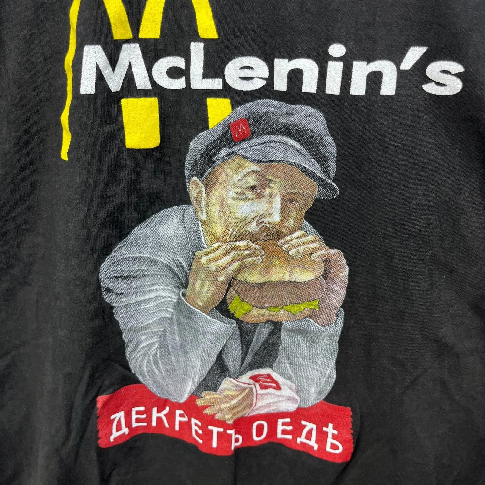Vintage Vintage McLenin's Lenin Soviet Union Mcdonalds T Shirt Size US M / EU 48-50 / 2 - 3 Thumbnail