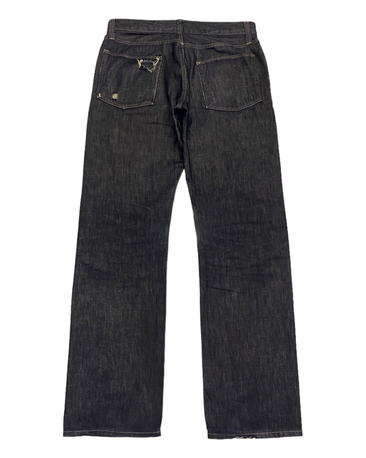 Hysteric Glamour JAPANESE AVANT GARDE STYLE DISTRESSED DENIM JEANS Size US 32 / EU 48 - 2 Thumbnail