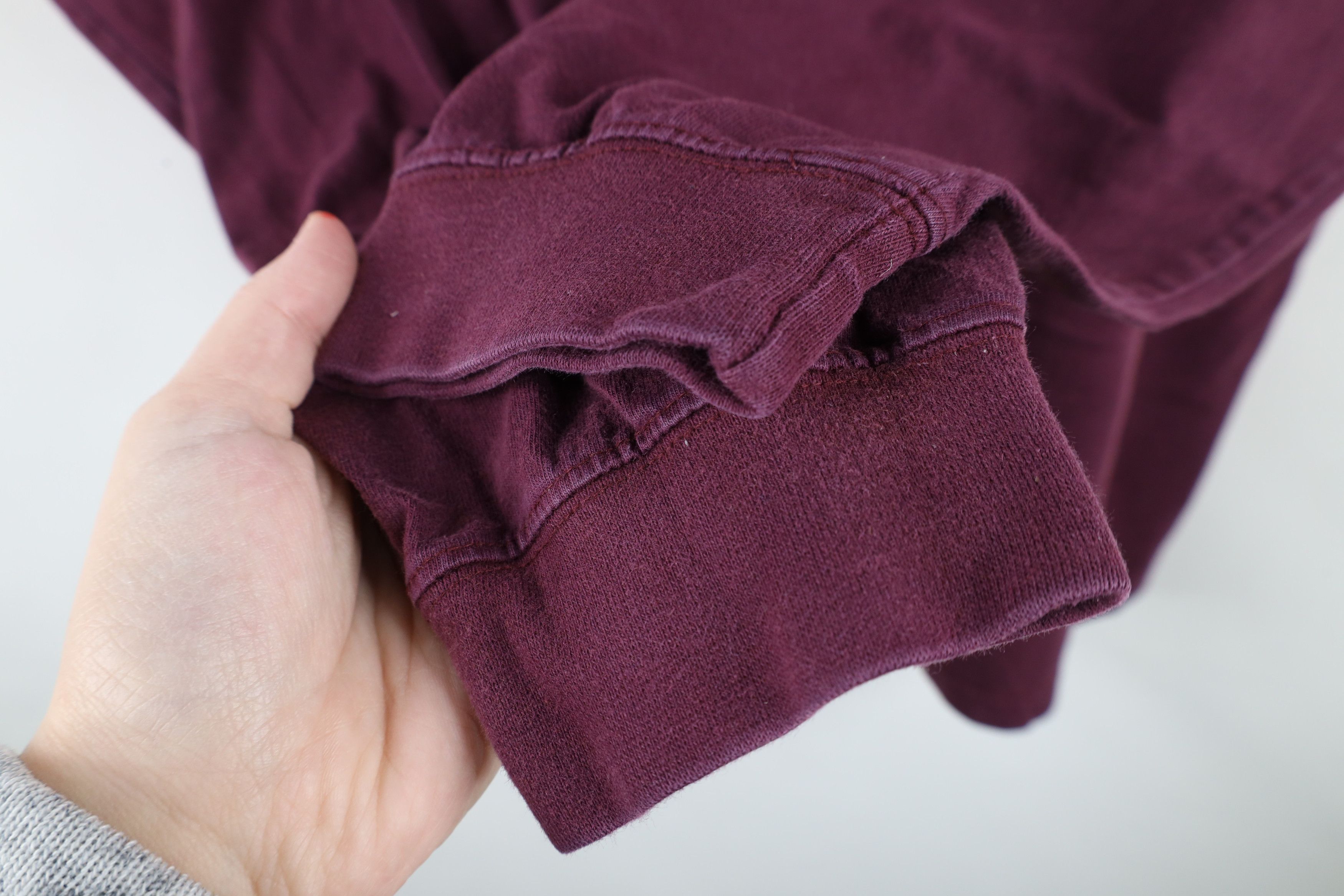 Vintage Vintage 90s Streetwear Long Sleeve Henley T-Shirt Purple Size US XL / EU 56 / 4 - 6 Thumbnail