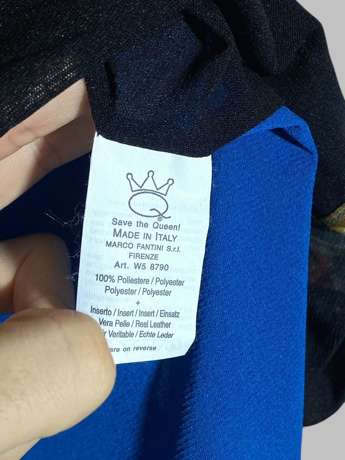 Vintage Save The Queen Rare Print T-Shirt Avant Garde Boho Art Tee Size L / US 10 / IT 46 - 20 Thumbnail