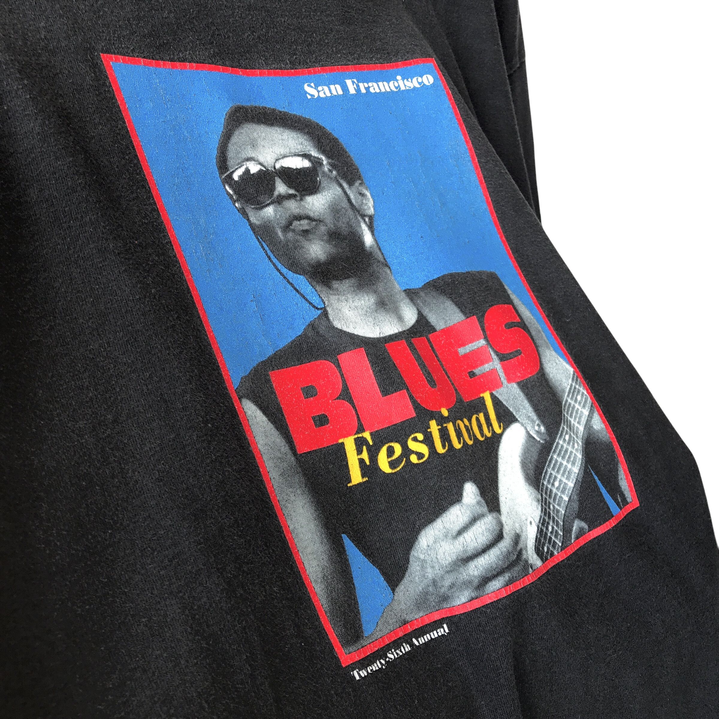 Hanes × Vintage San Francisco 1998 26th Blues Festival Longsleeve Promo Tee Size US L / EU 52-54 / 3 - 4 Thumbnail