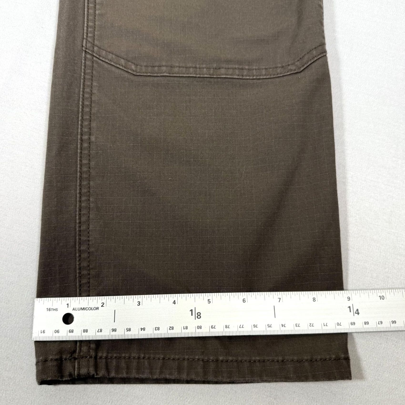 Carhartt Carhartt Rugged Flex Cargo Pants Mens 38x30 Brown Canvas Workwear Relaxed Straight Front Zip Fly Pockets Size US 38 / EU 54 - 5 Thumbnail