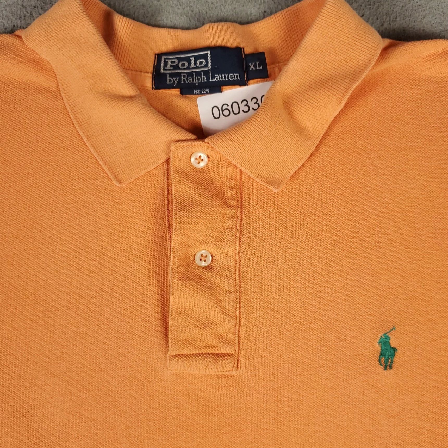 Ralph Lauren Ralph Lauren Polo Shirt Mens XL Orange Pony Casual Short Sleeve * Size US XL / EU 56 / 4 - 2 Thumbnail